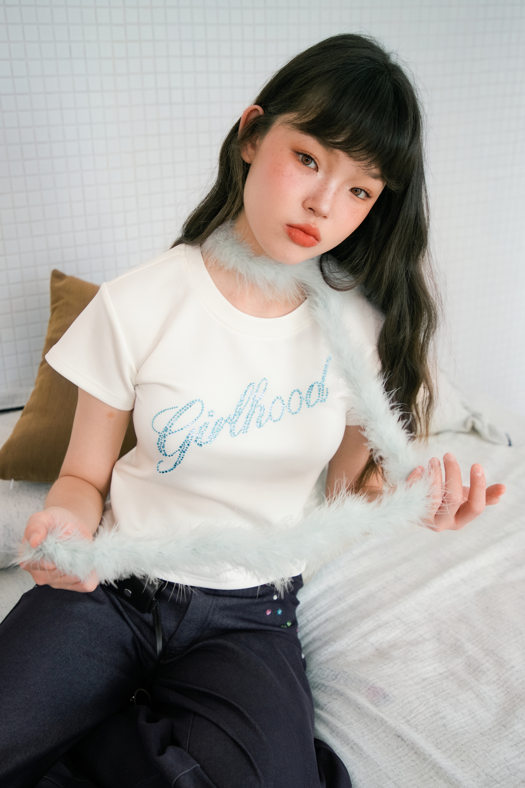 Girlhood Tee in White