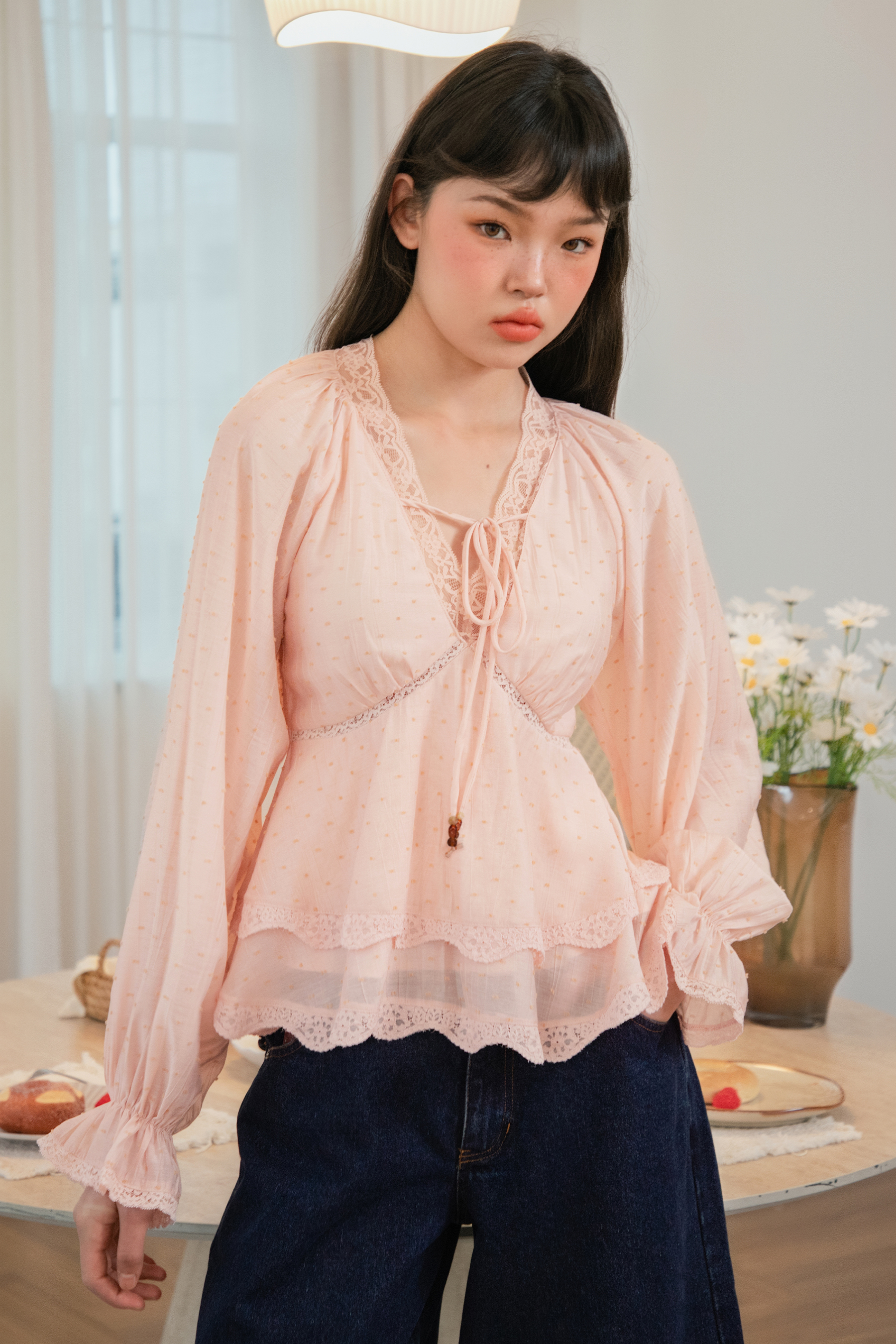 Marcelle Top in Blush