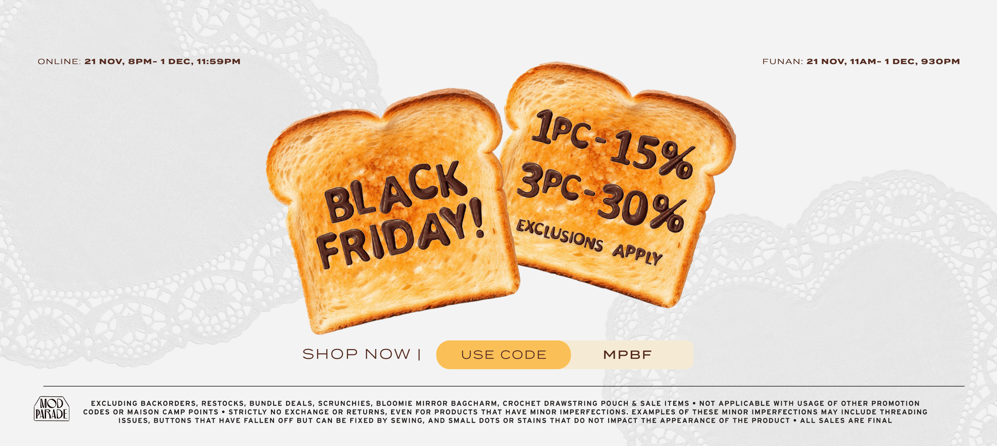 BLACK FRIDAY SHOP NOW