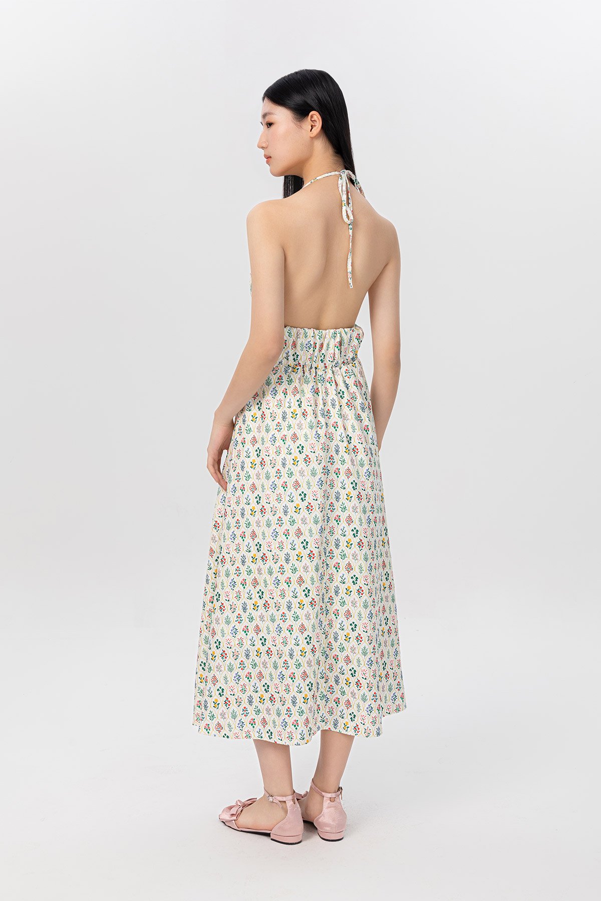 BAUME PADDED DRESS - FLEUR VALLEY [BY MODPARADE]