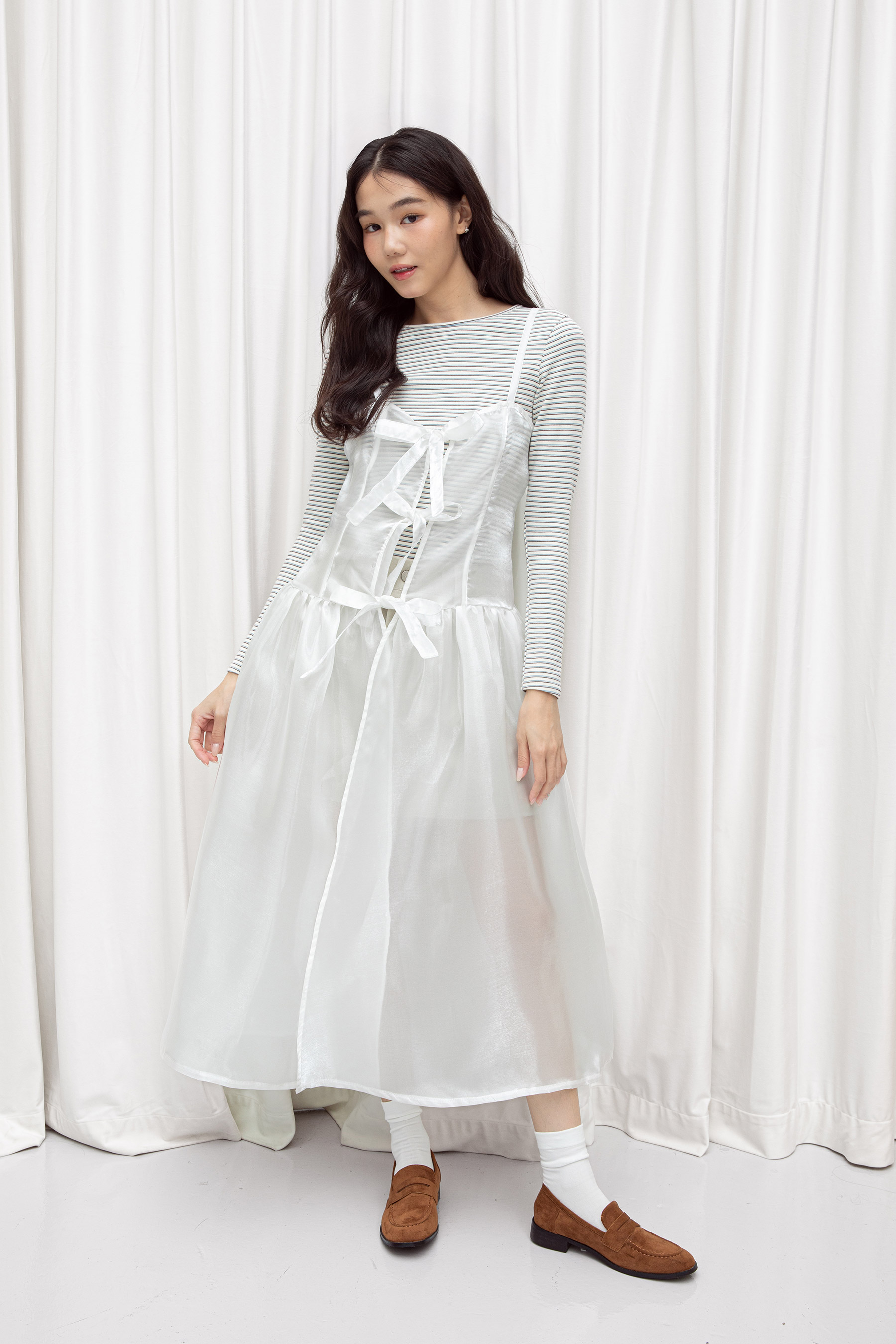 sofia dress ivory IVORY SOFIA DRESS
