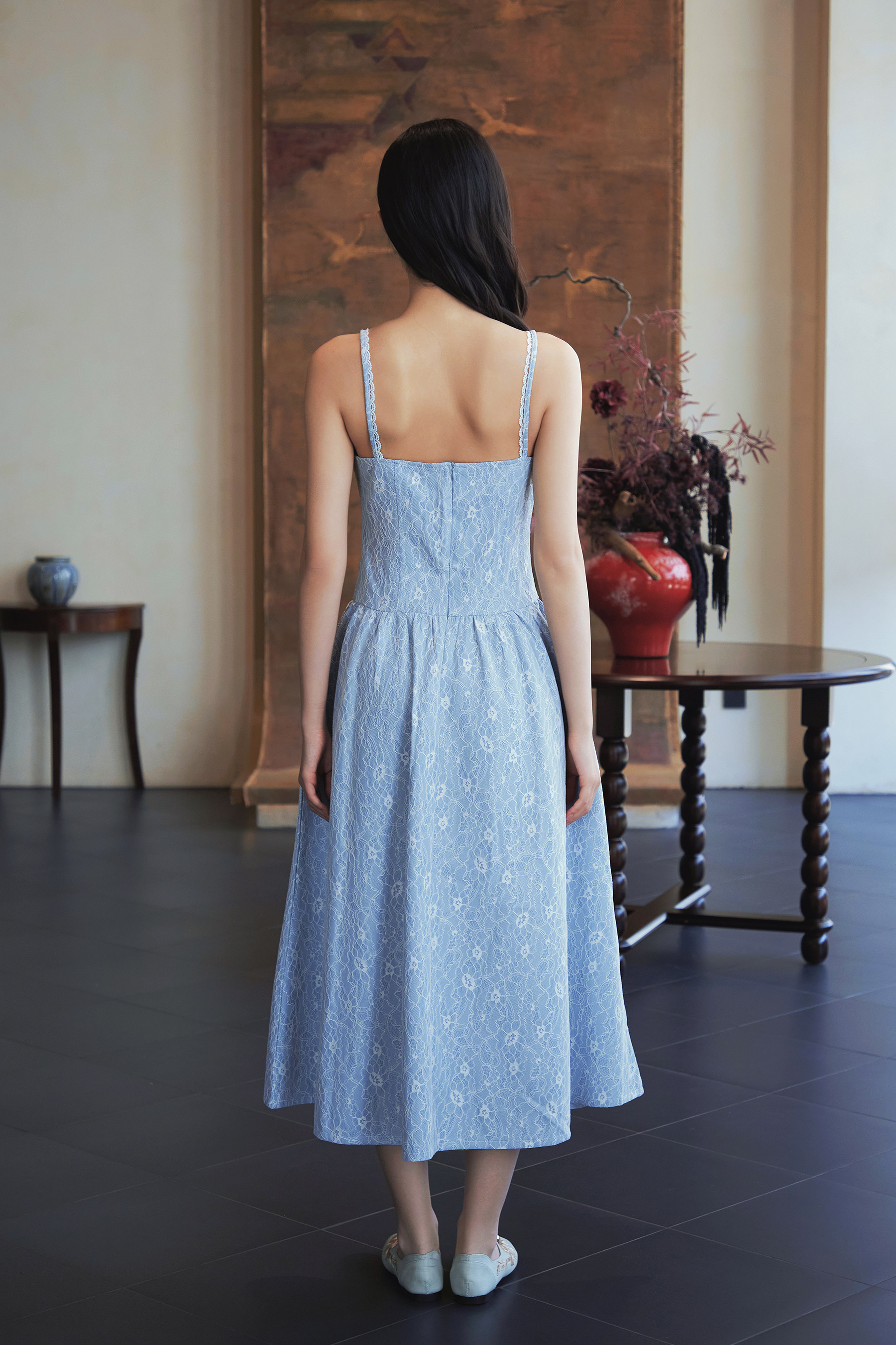 SUSSIE DRESS - MIST LACE [BY MODPARADE]