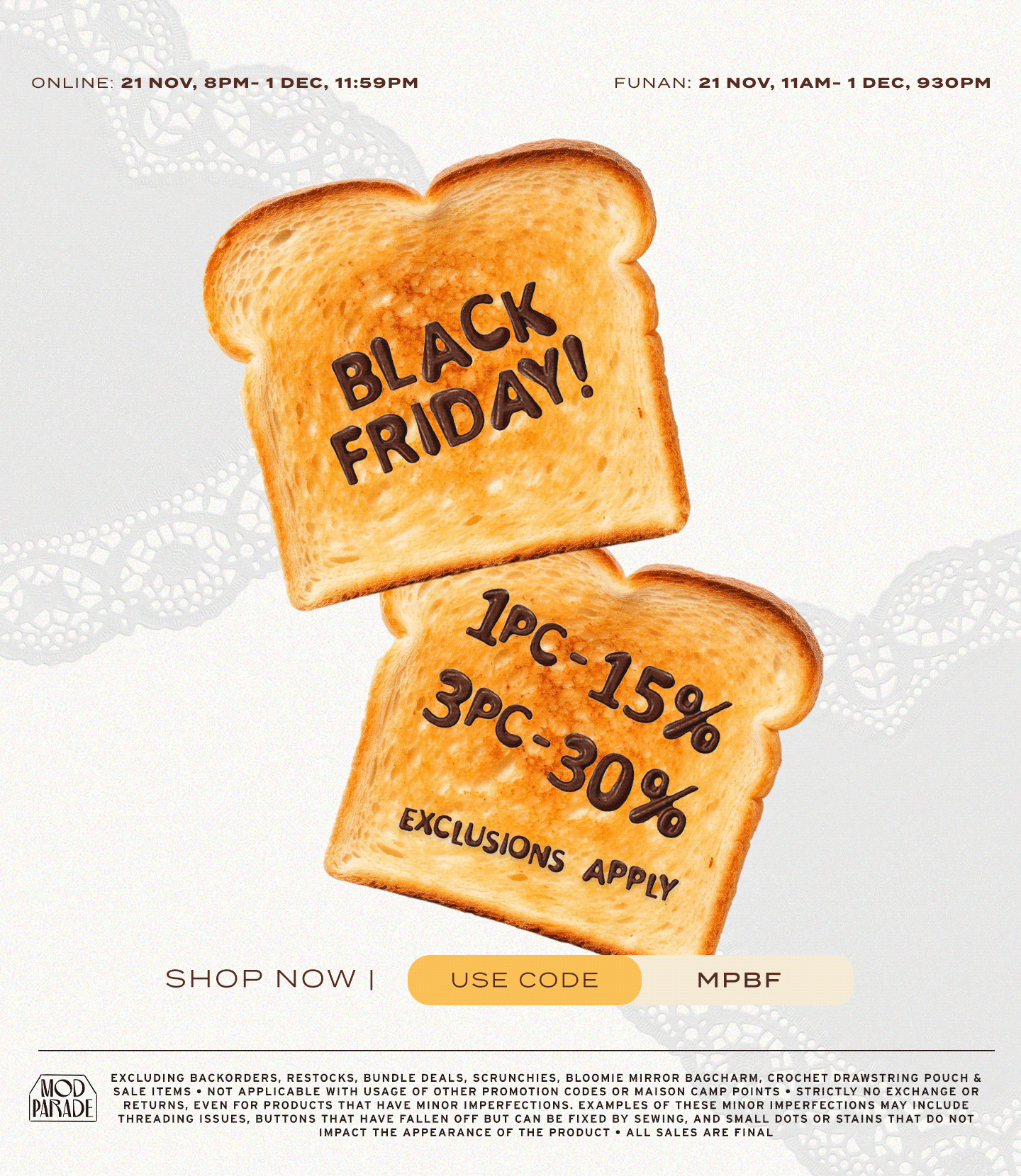 BLACK FRIDAY SHOP NOW