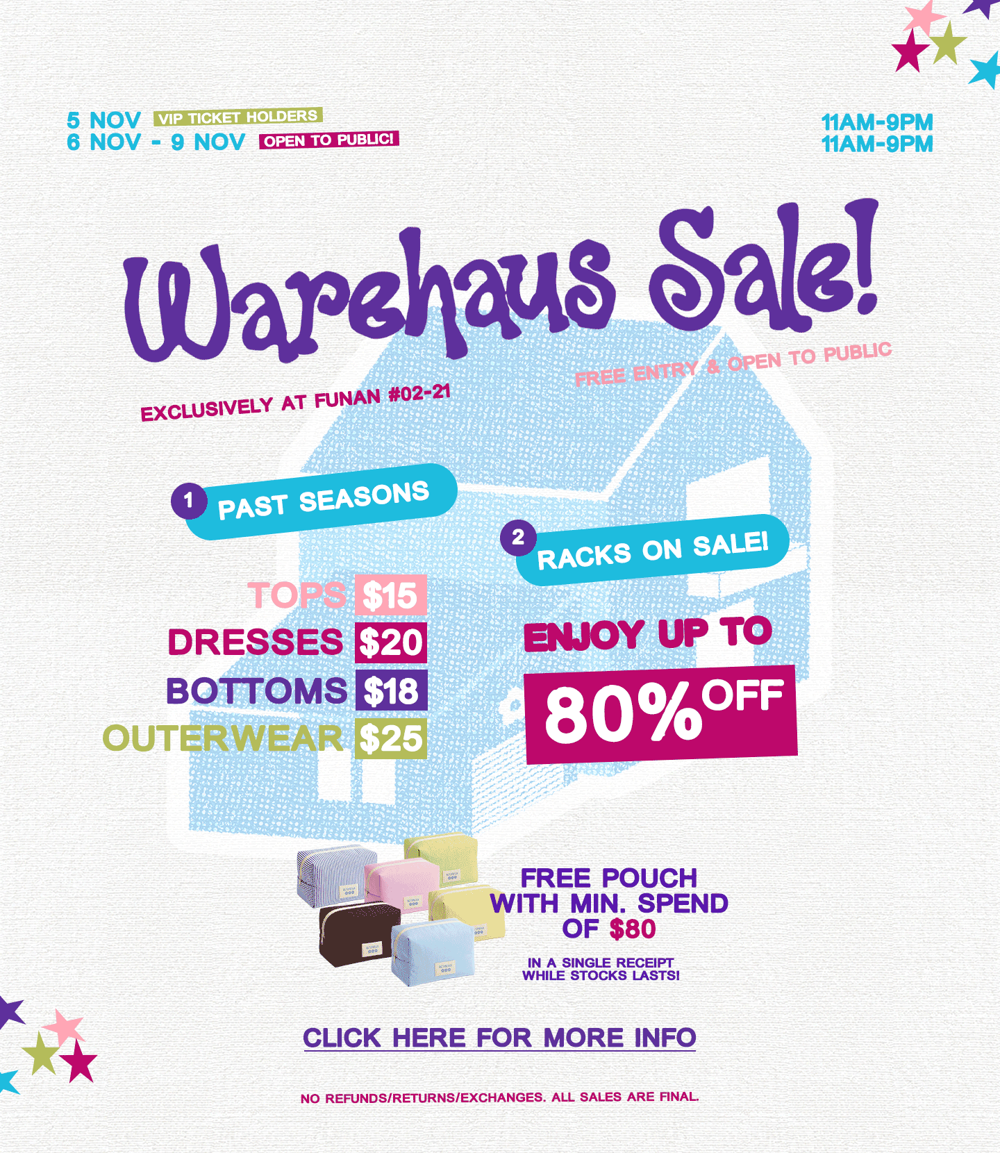 FUNAN WAREHAUS SALE
