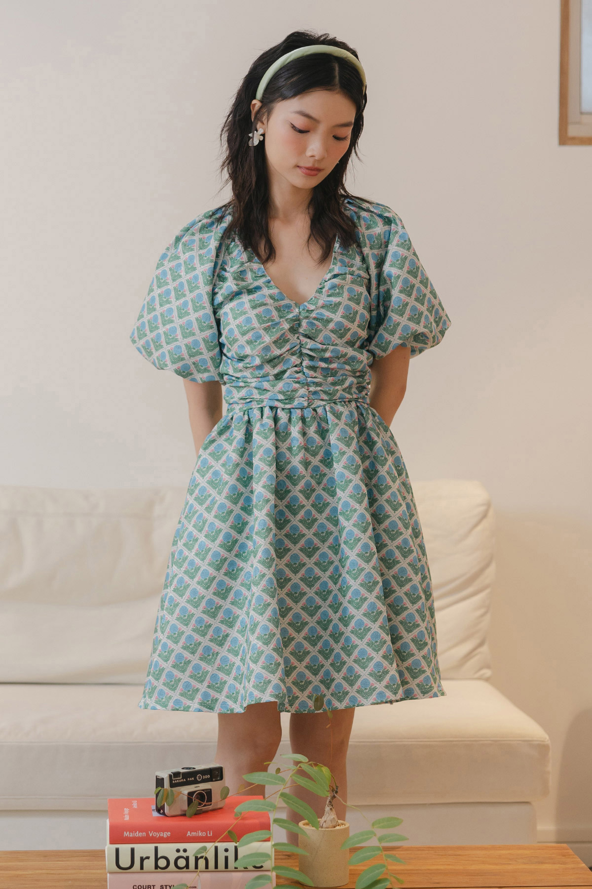 *SALE* SIMONE PADDED DRESS - WALLABY [BY MODPARADE]