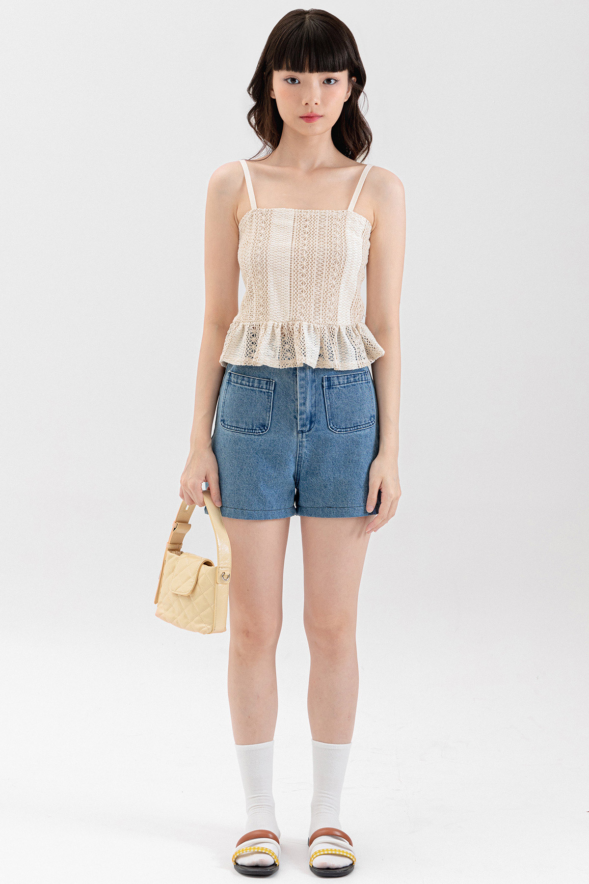 *SALE* PIA TOP - WINDSOR CREAM [BY MODPARADE]