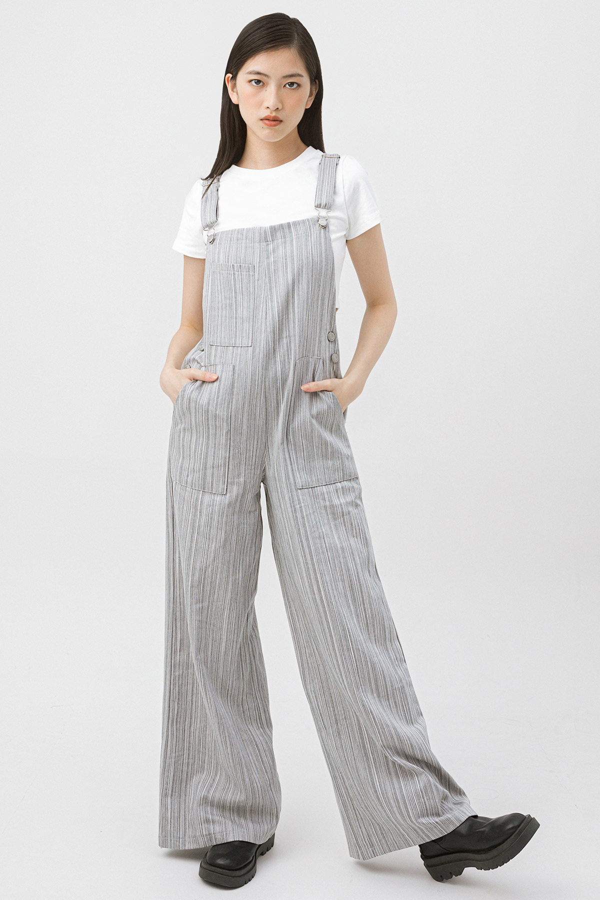 CAPUCINE JUMPSUIT - WHISTLER GREY [BY MODPARADE]