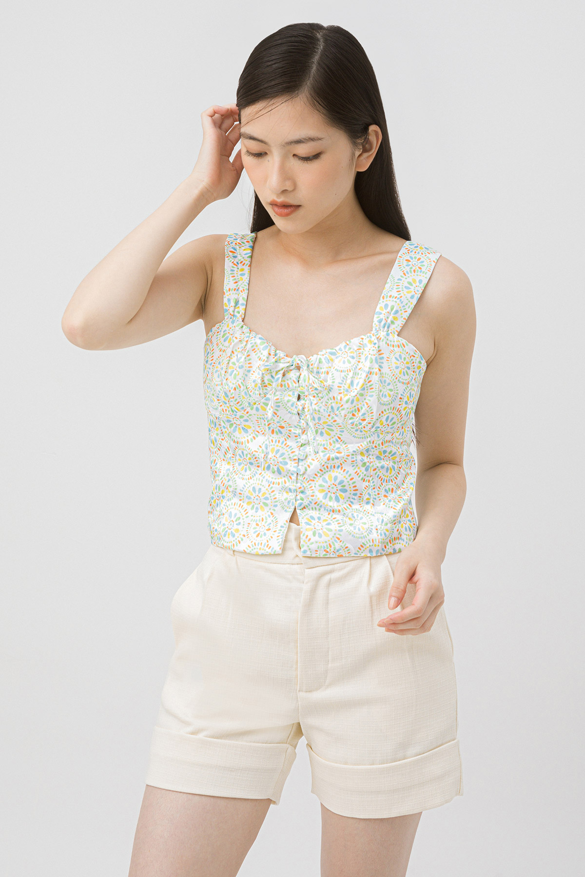 CHOQUET PADDED TOP - RAY OF SUNSHINE [BY MODPARADE]