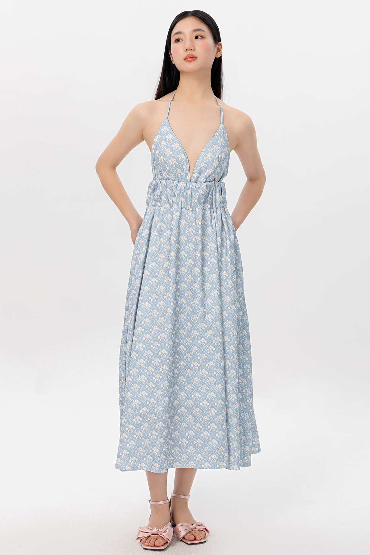 BAUME PADDED DRESS - SPRING BREEZE [BY MODPARADE]