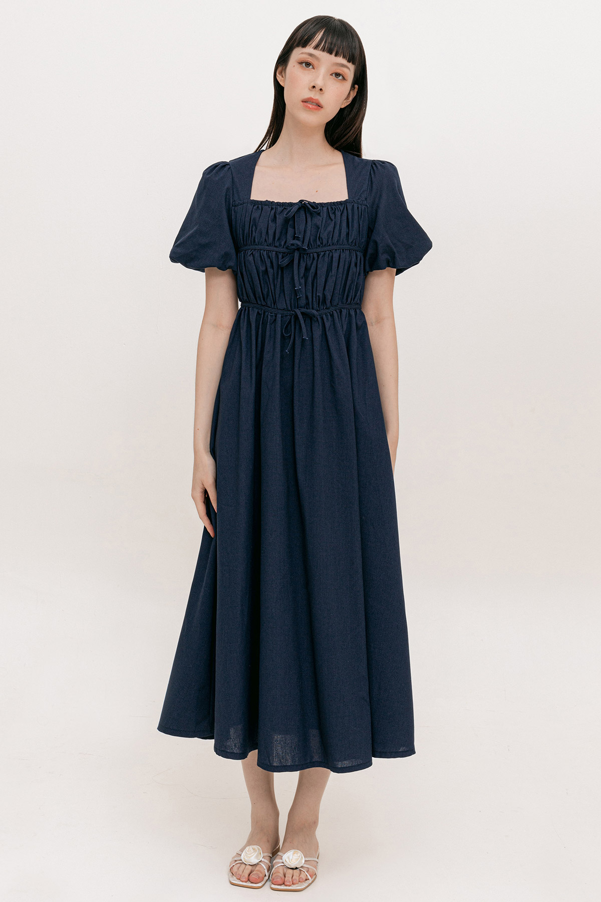 BARNES DRESS - NAVY [BY MODPARADE]