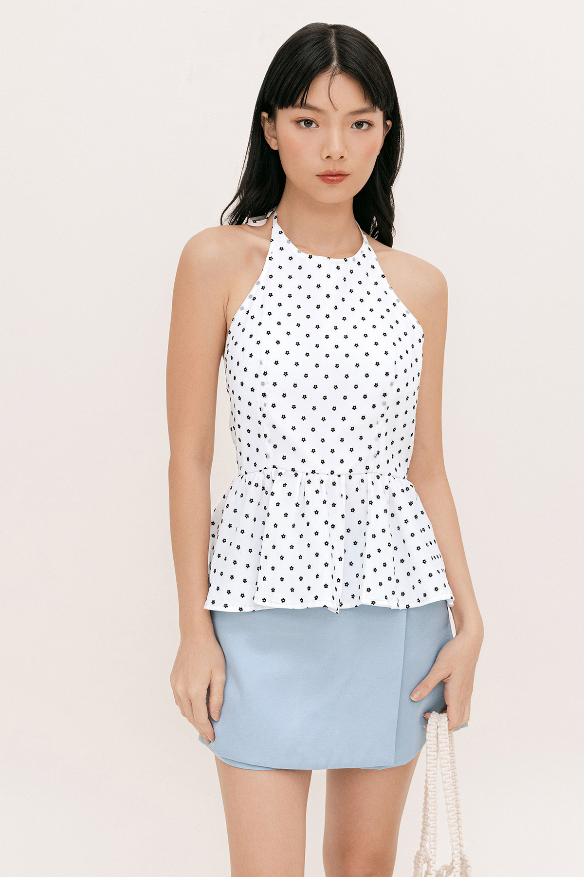 HARMONIE PADDED TOP - INK PETAL [BY MODPARADE]