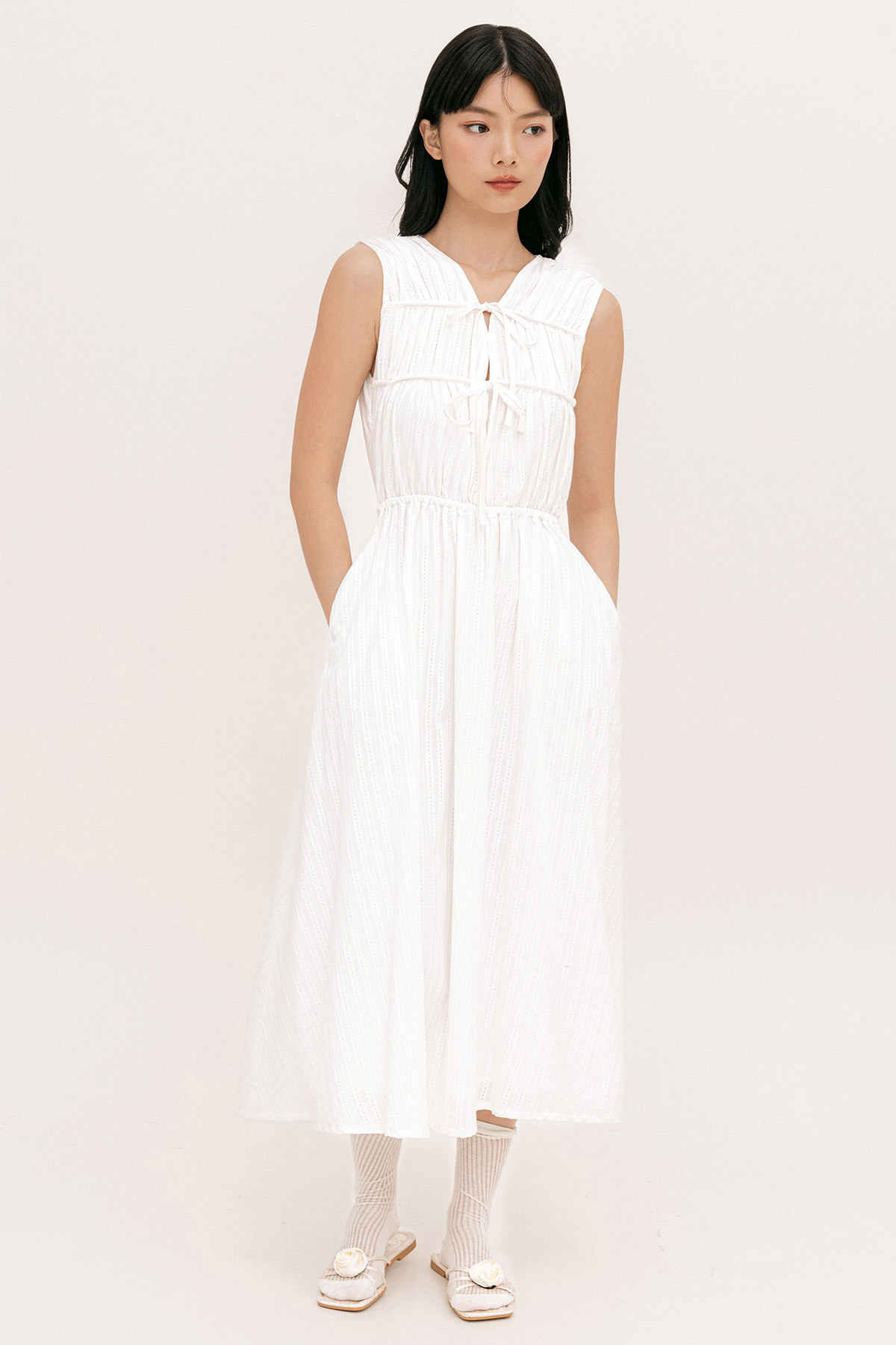 MAISIE DRESS - BLANC [BY MODPARADE]