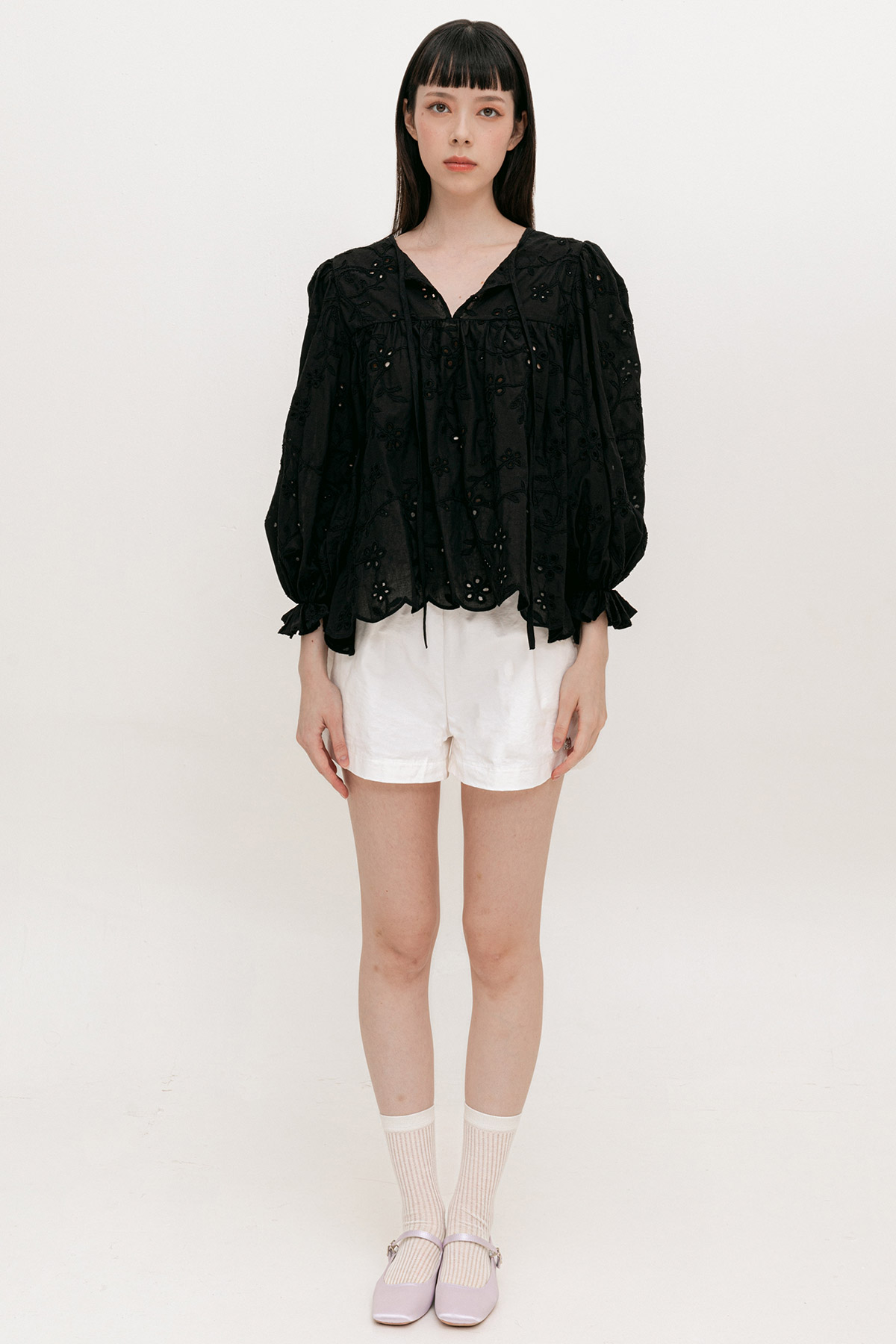 BENNIE TOP - DARK DHALIA [BY MODPARADE]