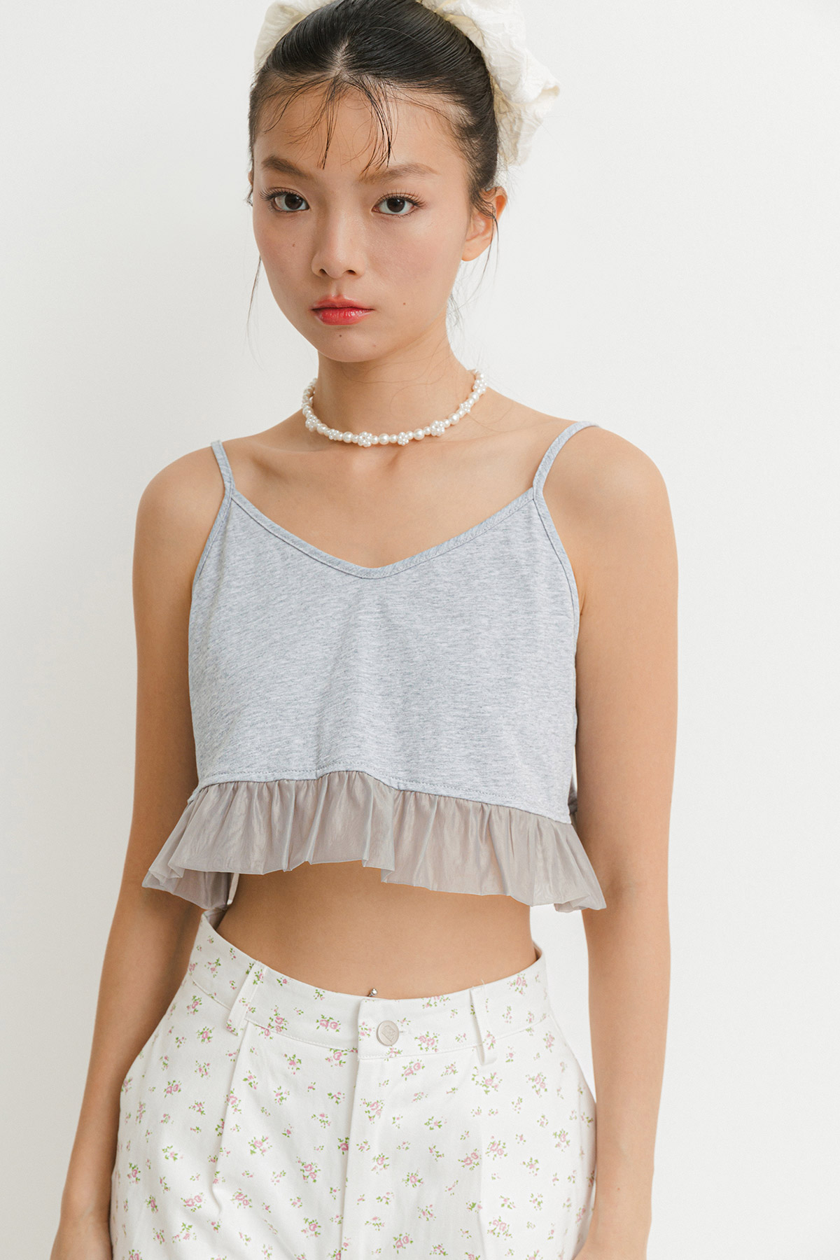 CARINA TOP - HEATHER GREY [BY MODPARADE]