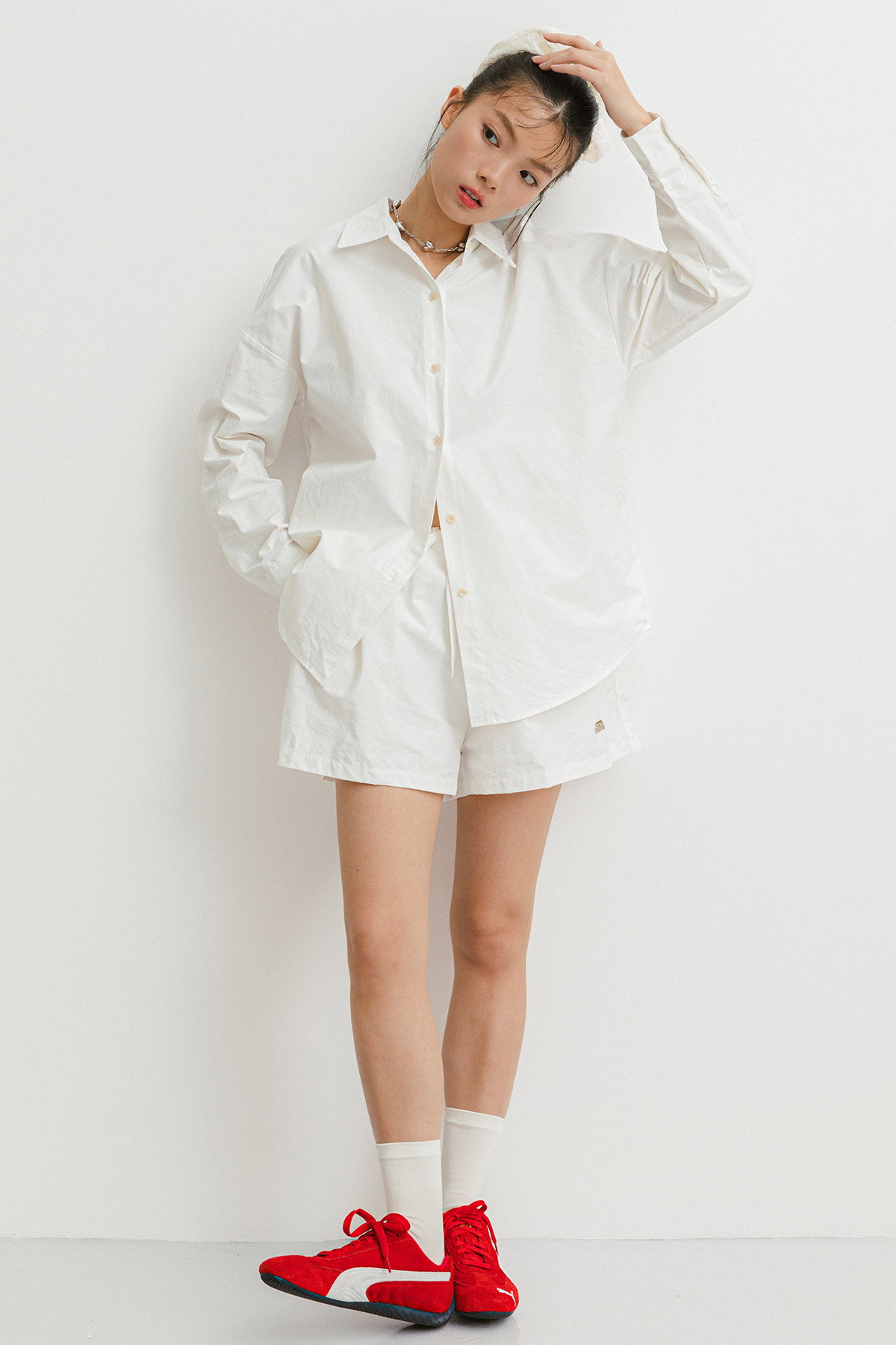 LAUREN SHIRT - BLANC [BY MODPARADE]