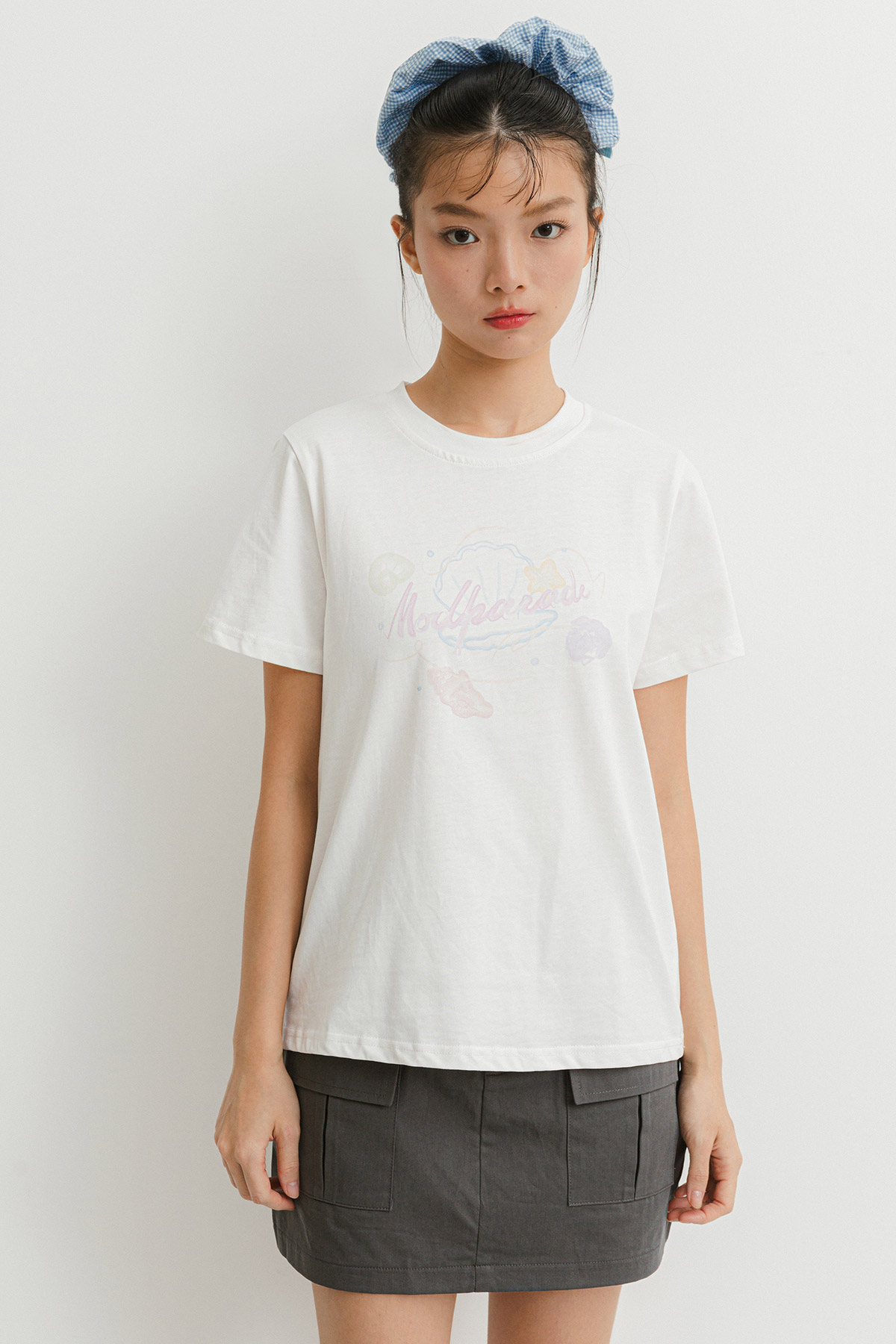 MODPARADE SEASHELL TEE - SEASHELL [BY MODPARADE]