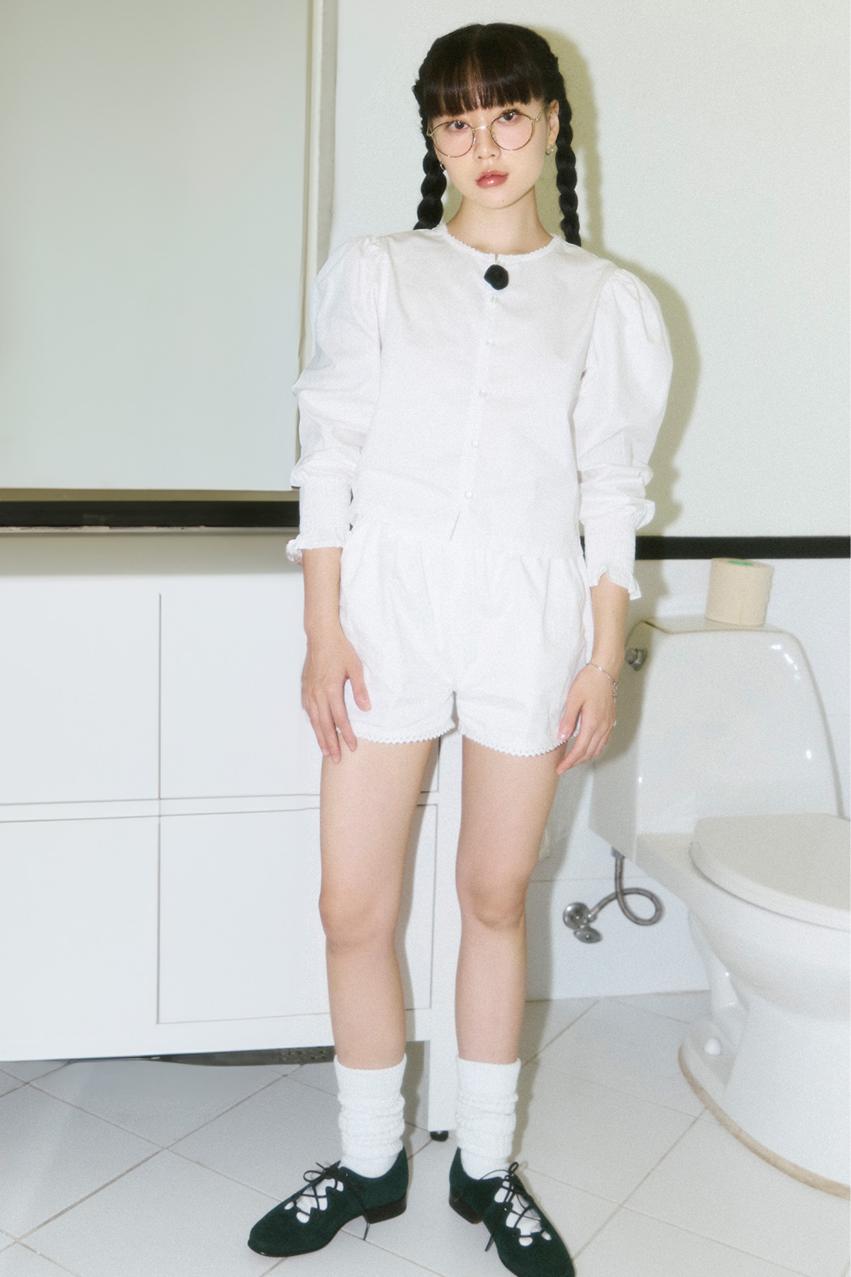 CECILE SHORTS - BLANC [MODPARADE X Q2HAN]