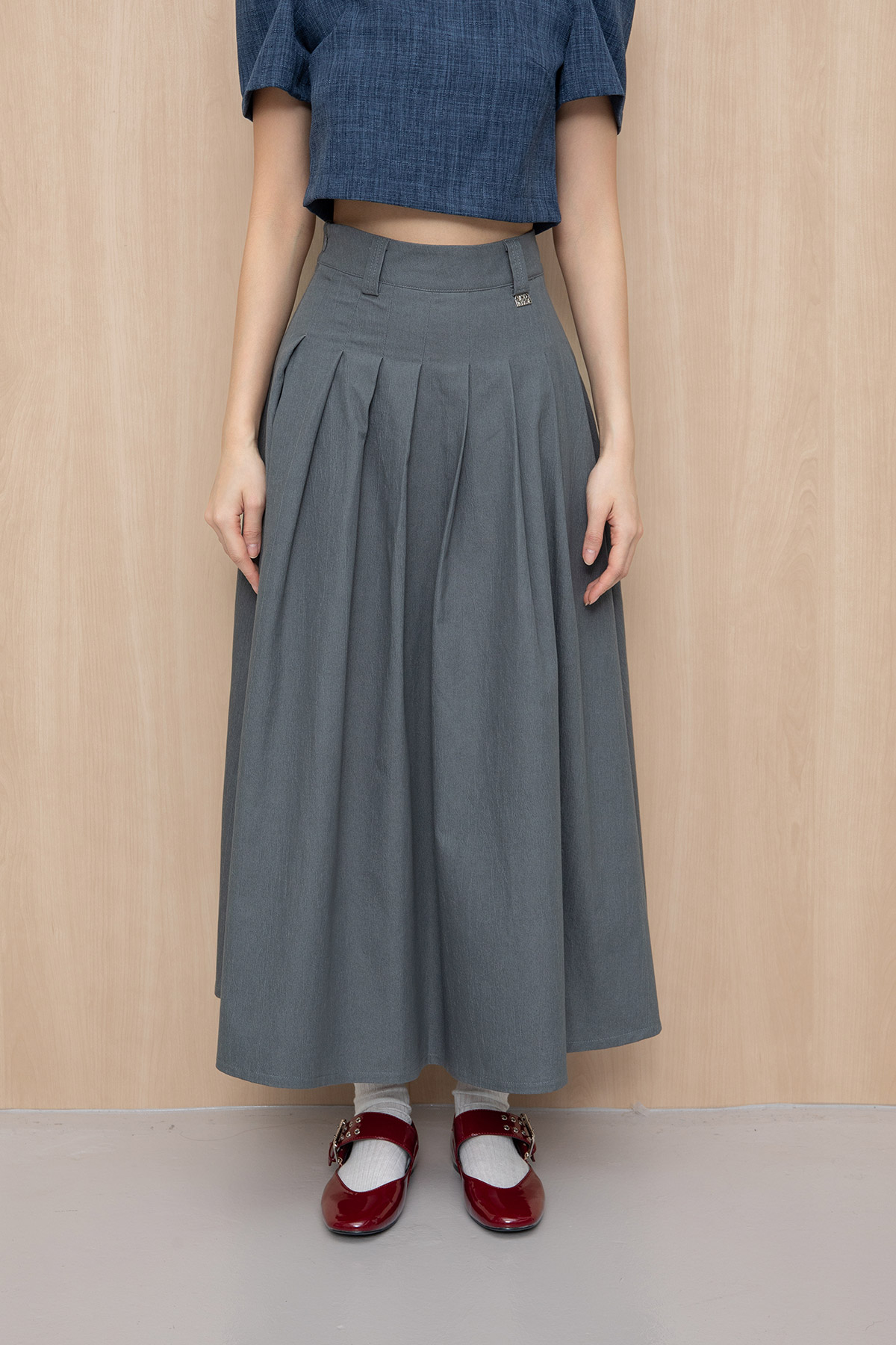 ANETTE SKIRT - GREY WASH [BY MODPARADE]