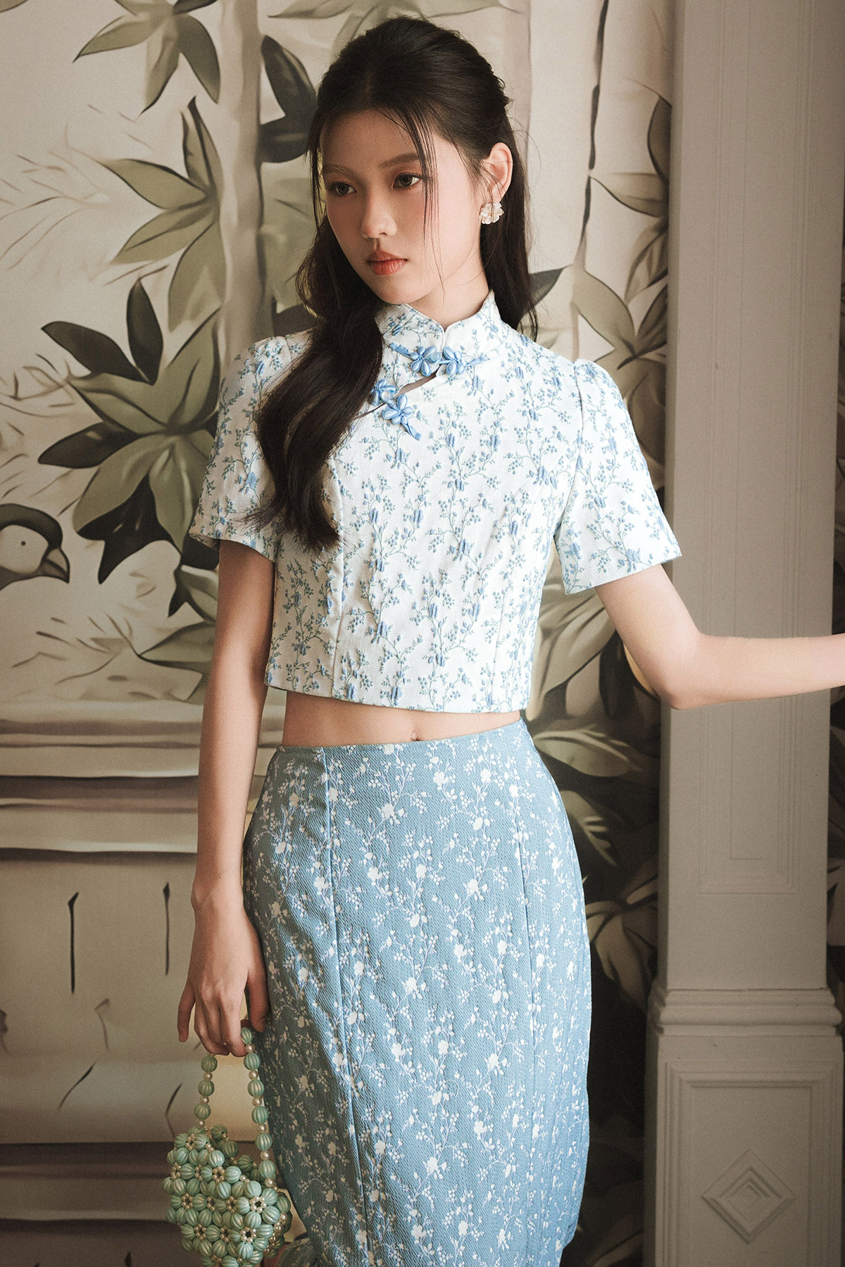 XUE CHEONGSAM TOP - MING GARDEN [BY MODPARADE]