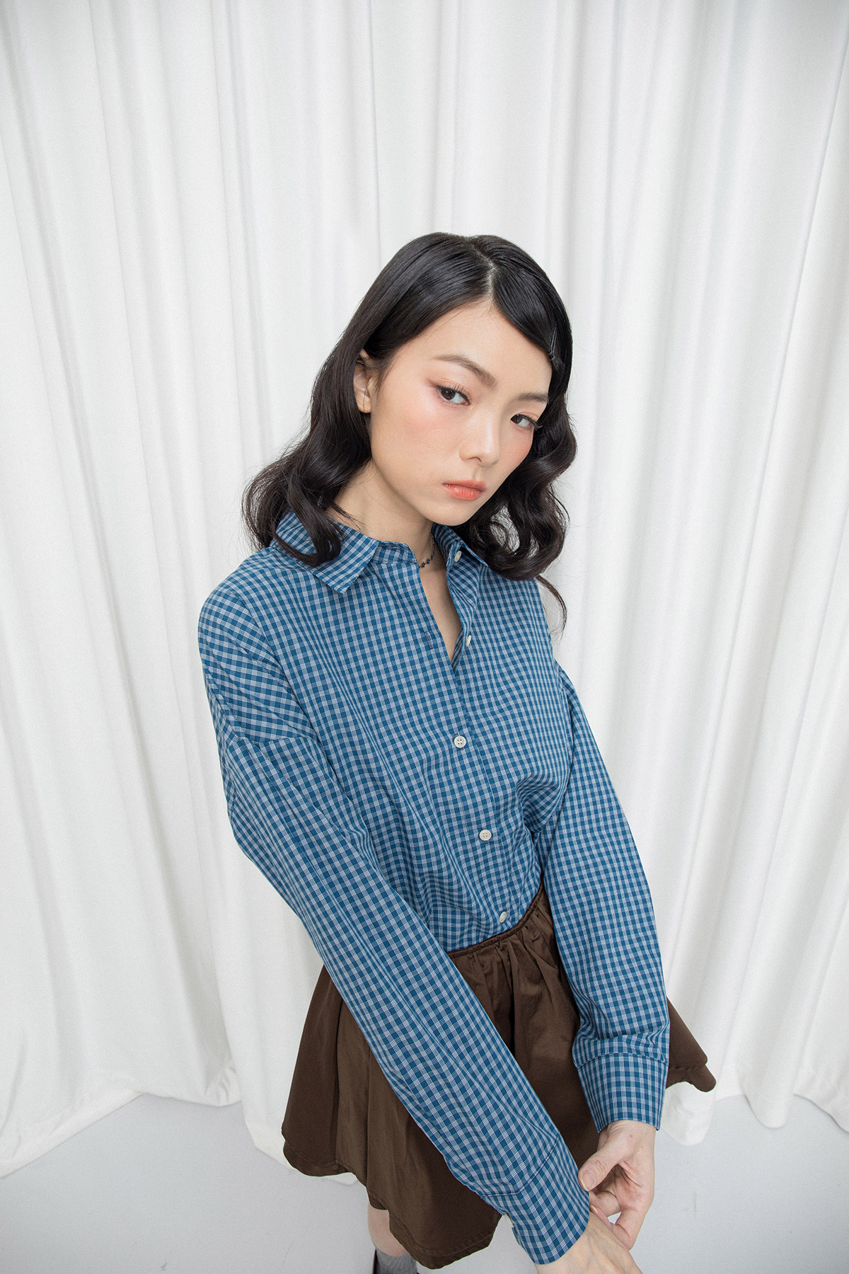 LAUREN SHIRT - WINDSOR CHECKS [BY MODPARADE]