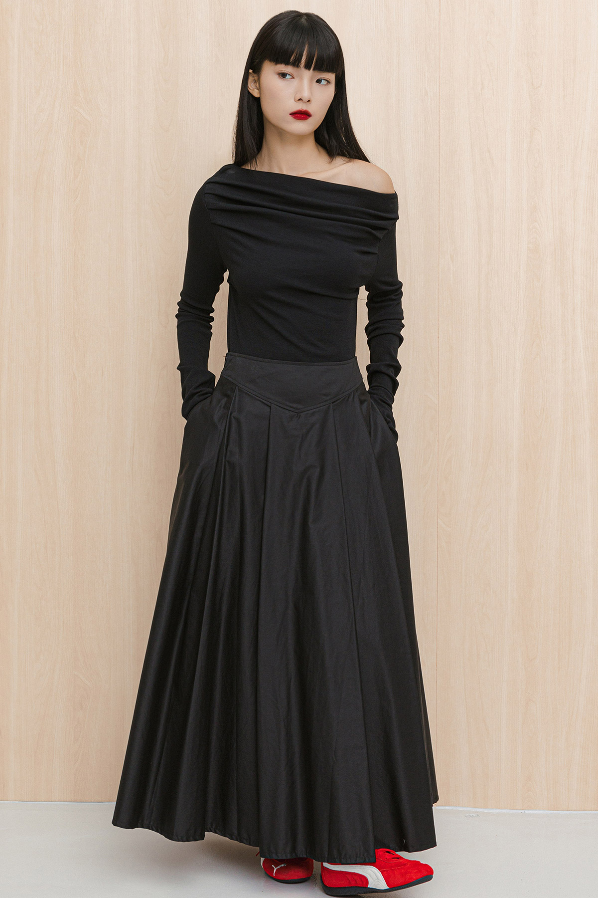LISETTE SKIRT - NOIR [MODPARADE X Q2HAN]