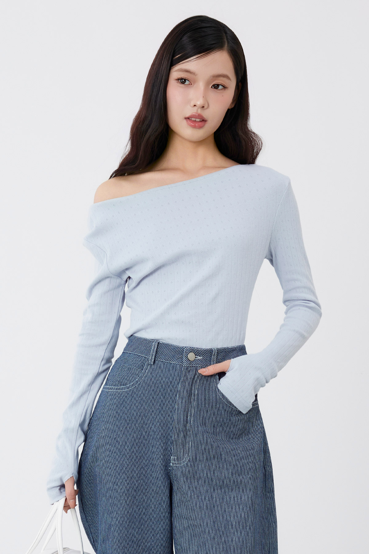 BETH TOP - POWDER [BY MODPARADE]