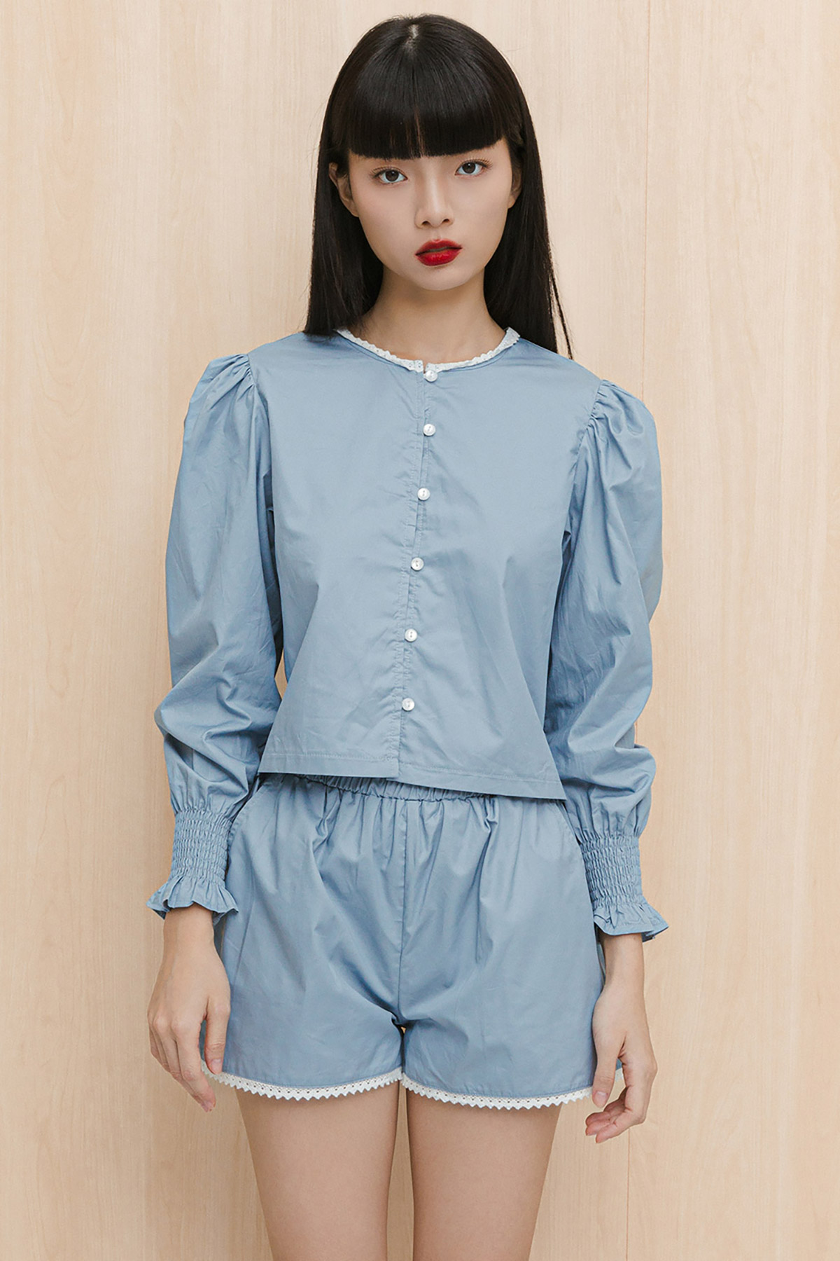 ELLIOT TOP - LAKESIDE BLUE [MODPARADE X Q2HAN]