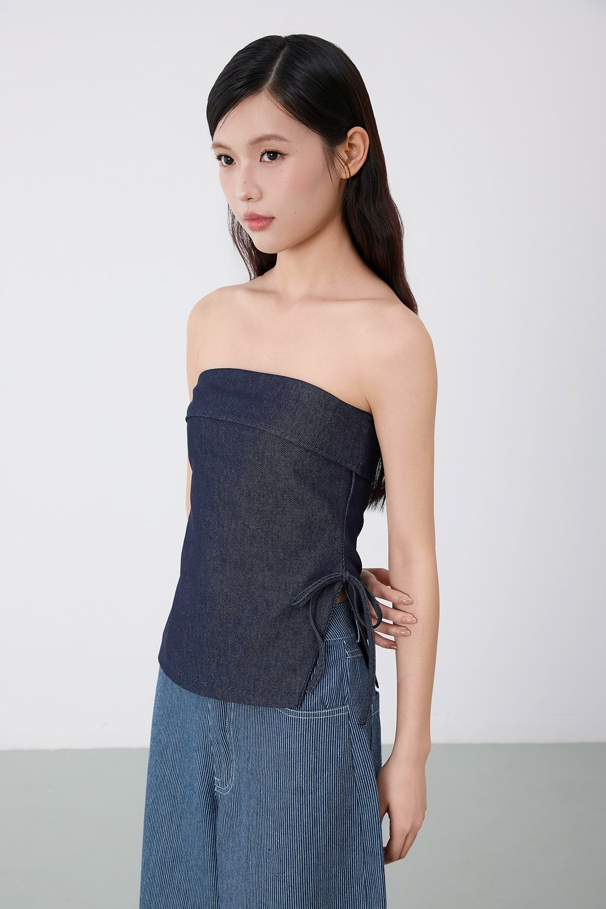 LIBBY TOP - DARK WASH [BY MODPARADE]