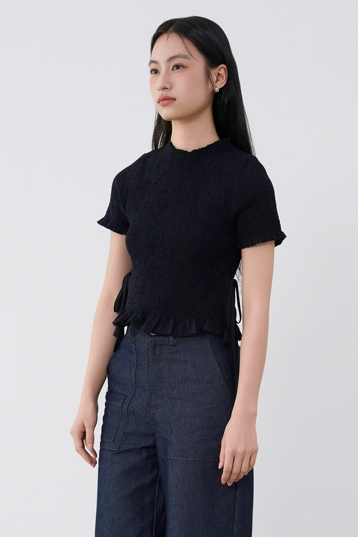 LYKKE TOP - NOIR [BY MODPARADE]