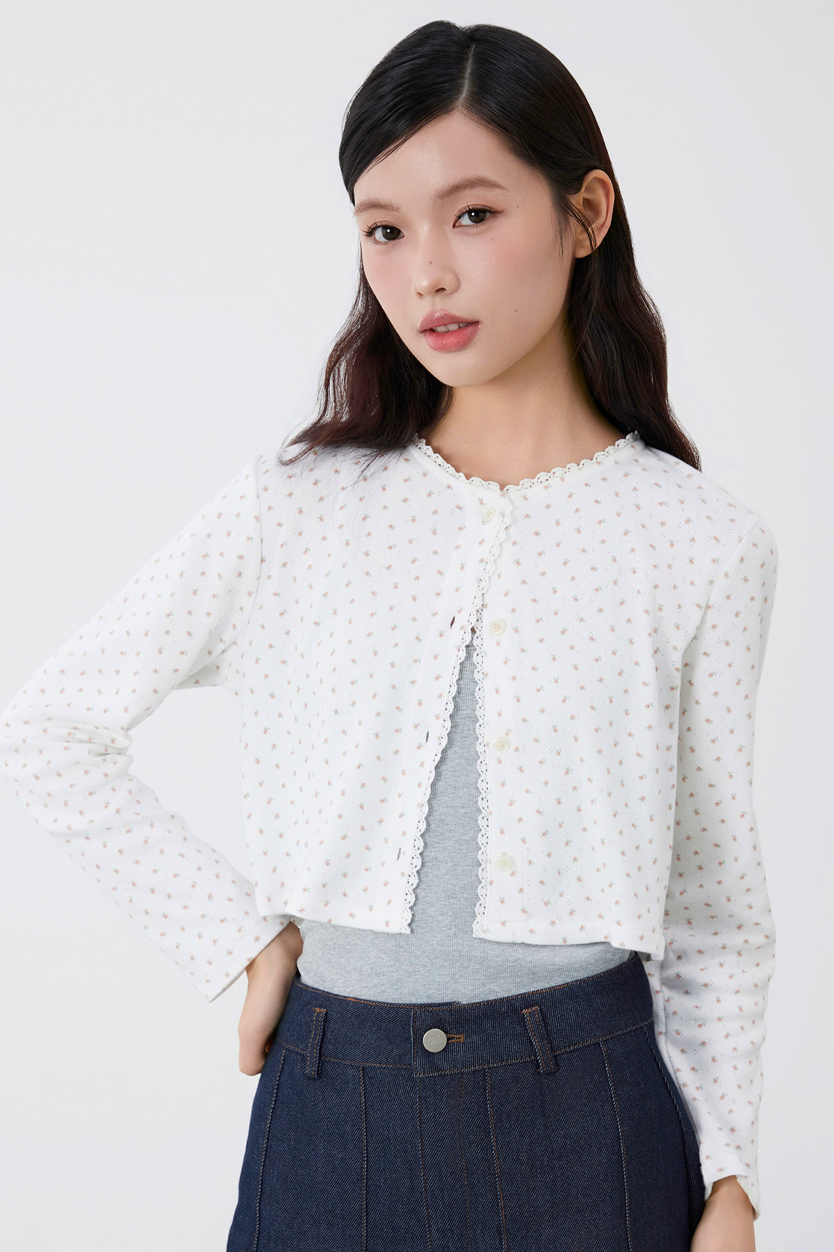 ODETTA CARDIGAN - FLEURLETTE [BY MODPARADE]