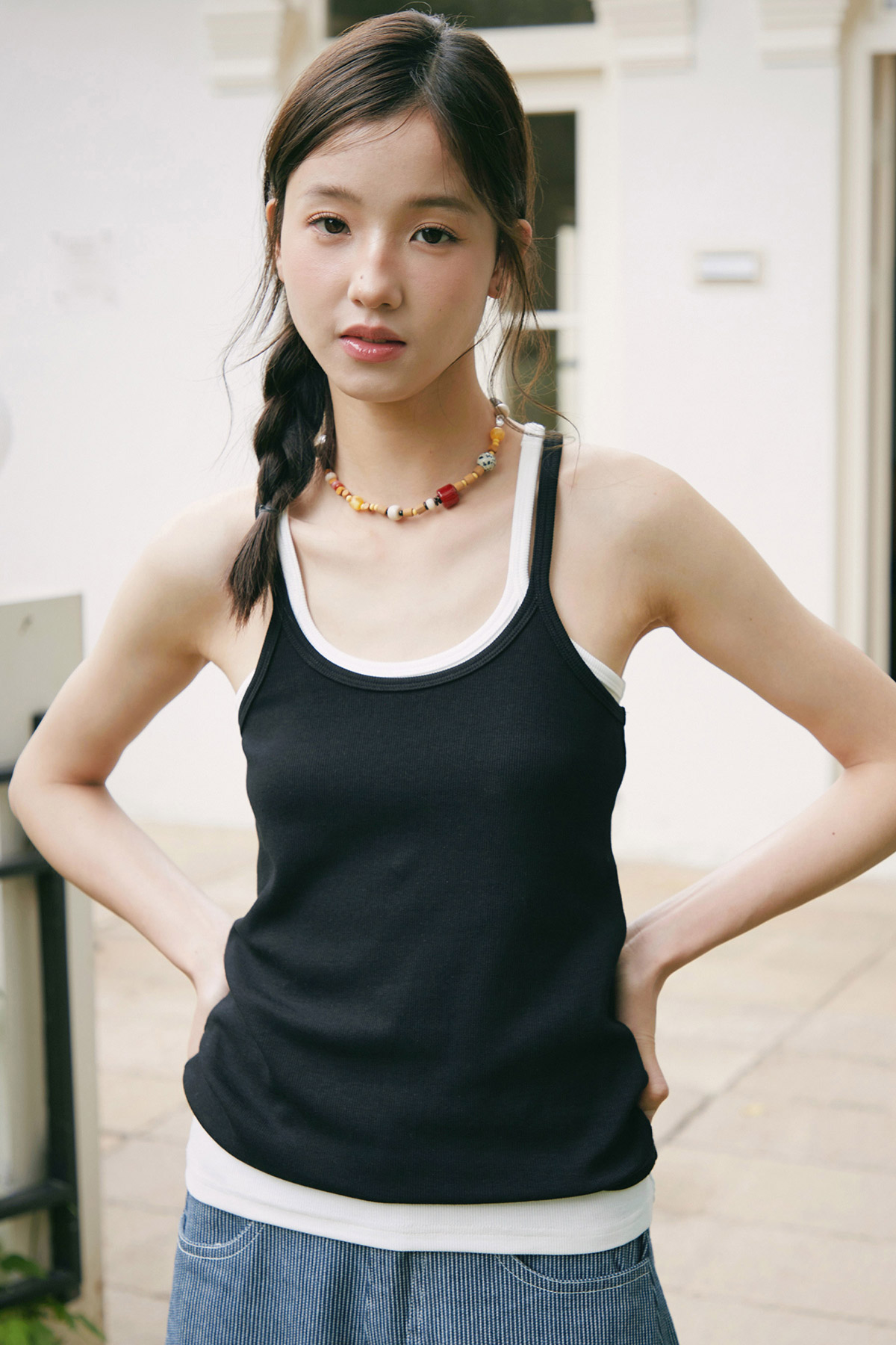 PALMER TANK TOP - NOIR [BY MODPARADE]