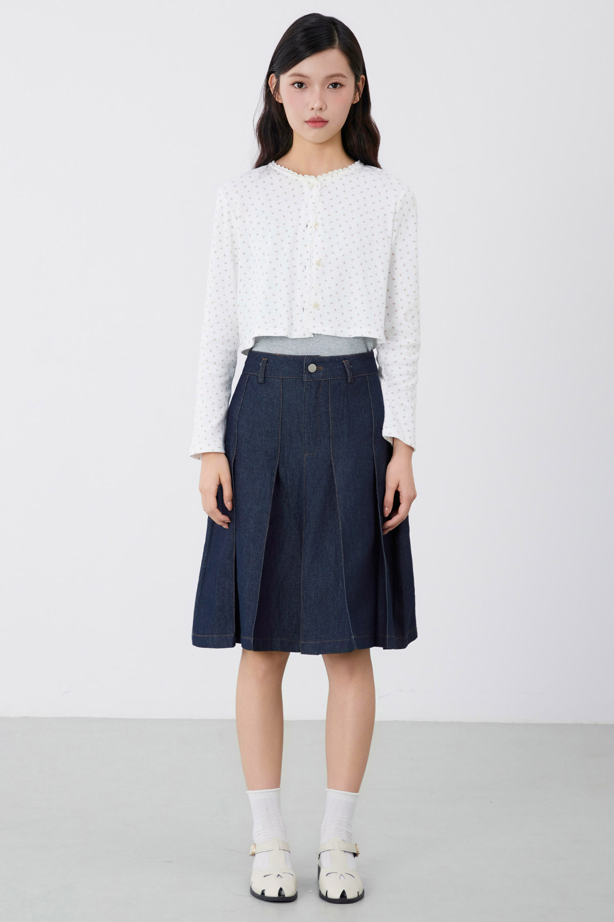 PHIL SKIRT - DARK WASH [BY MODPARADE]