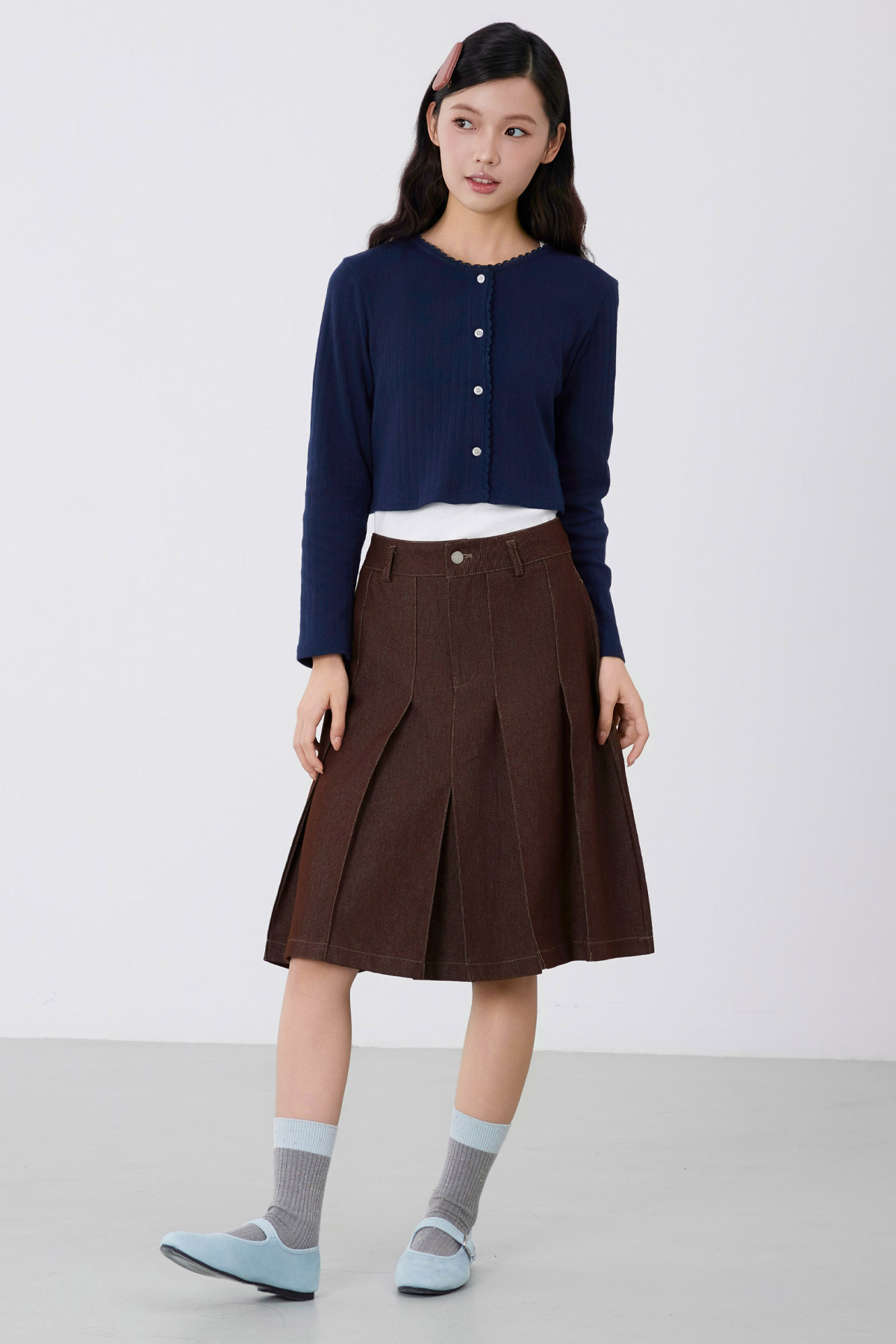 PHIL SKIRT - MOCHA [BY MODPARADE]