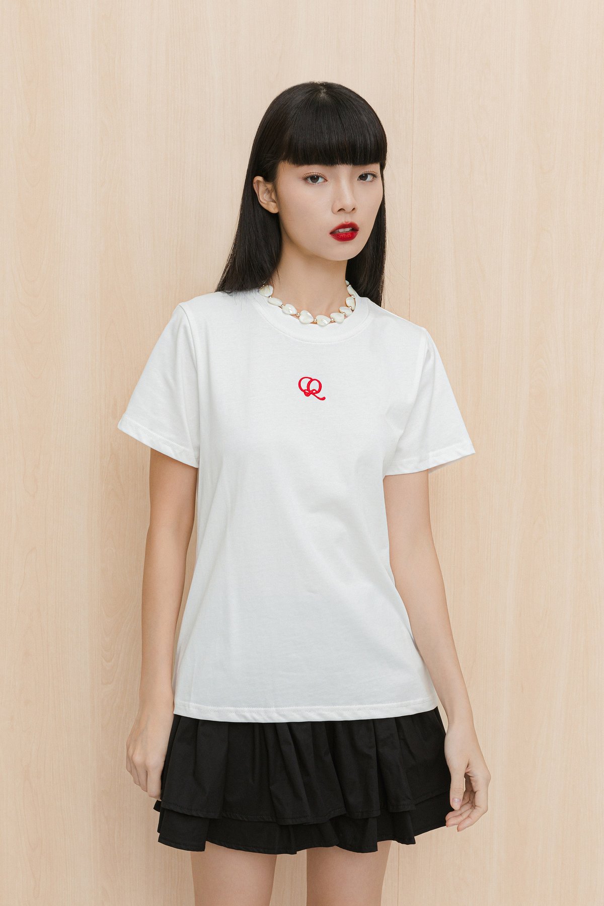Q2HAN POSTDINE TEE - BLANC [MODPARADE X Q2HAN]