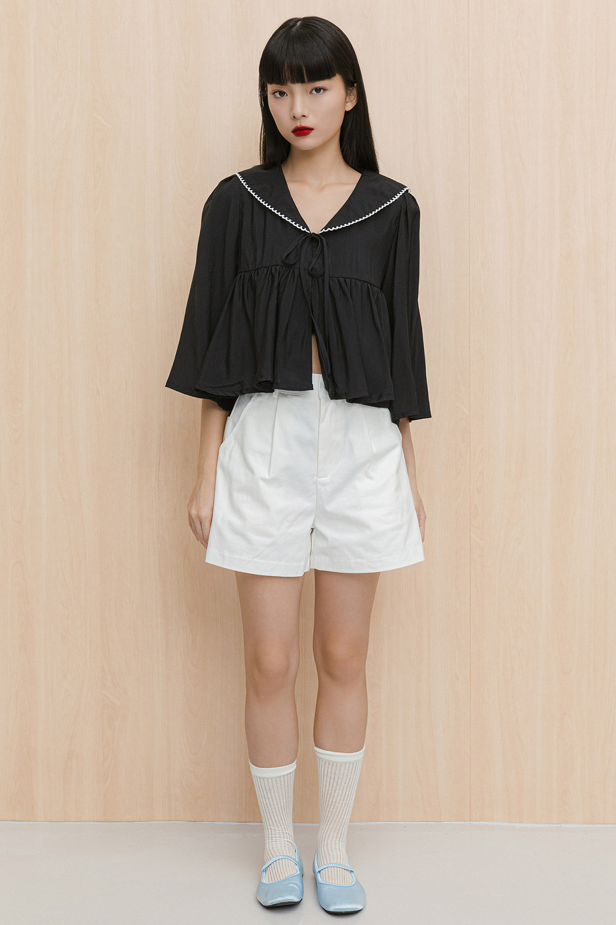 RENEE TOP - NOIR [MODPARADE X Q2HAN]