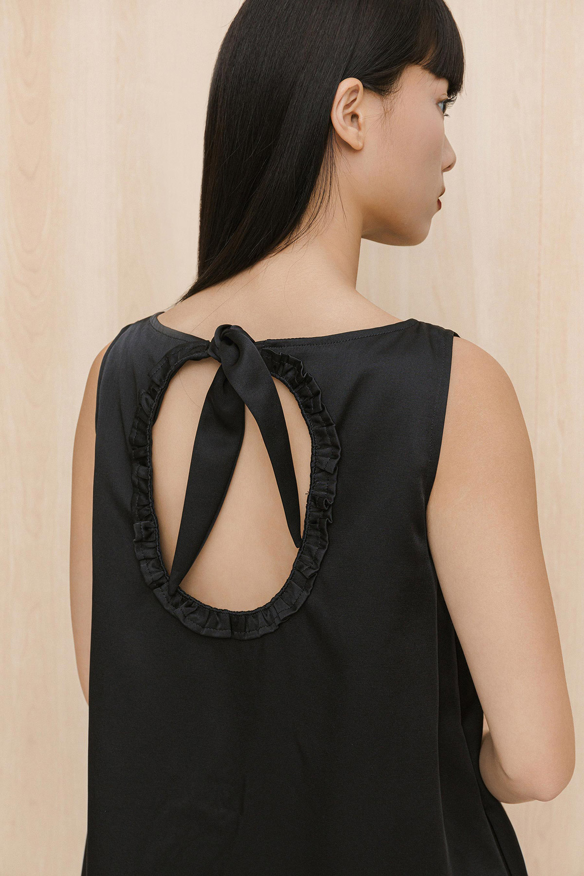YVETTE DRESS - NOIR [MODPARADE X Q2HAN]