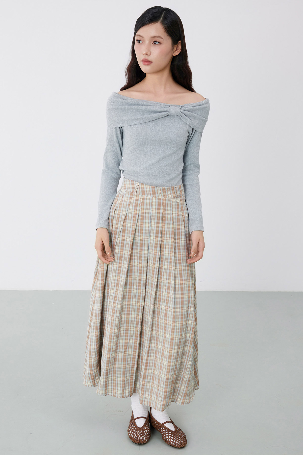 ANETTE SKIRT - WINDSOR CREAM [BY MODPARADE]
