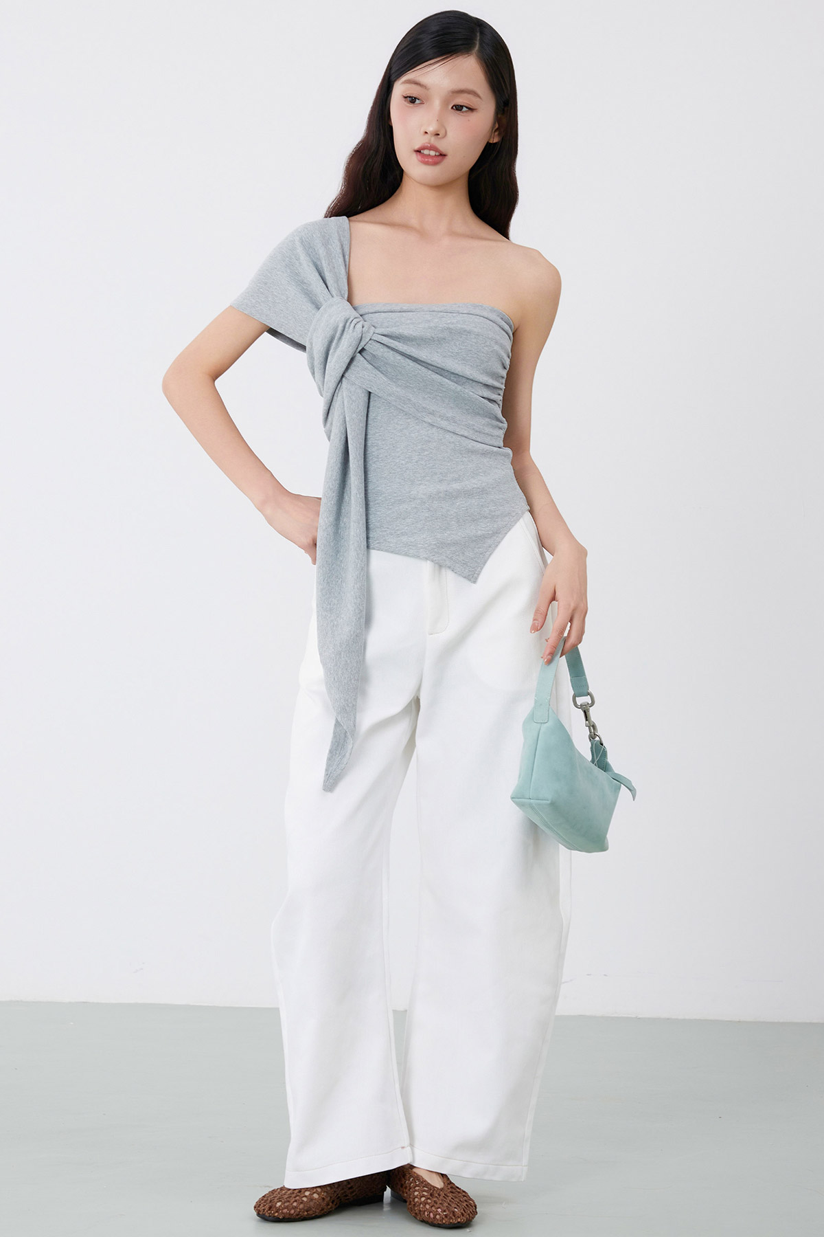 BENNETT TOP - GREY [BY MODPARADE]