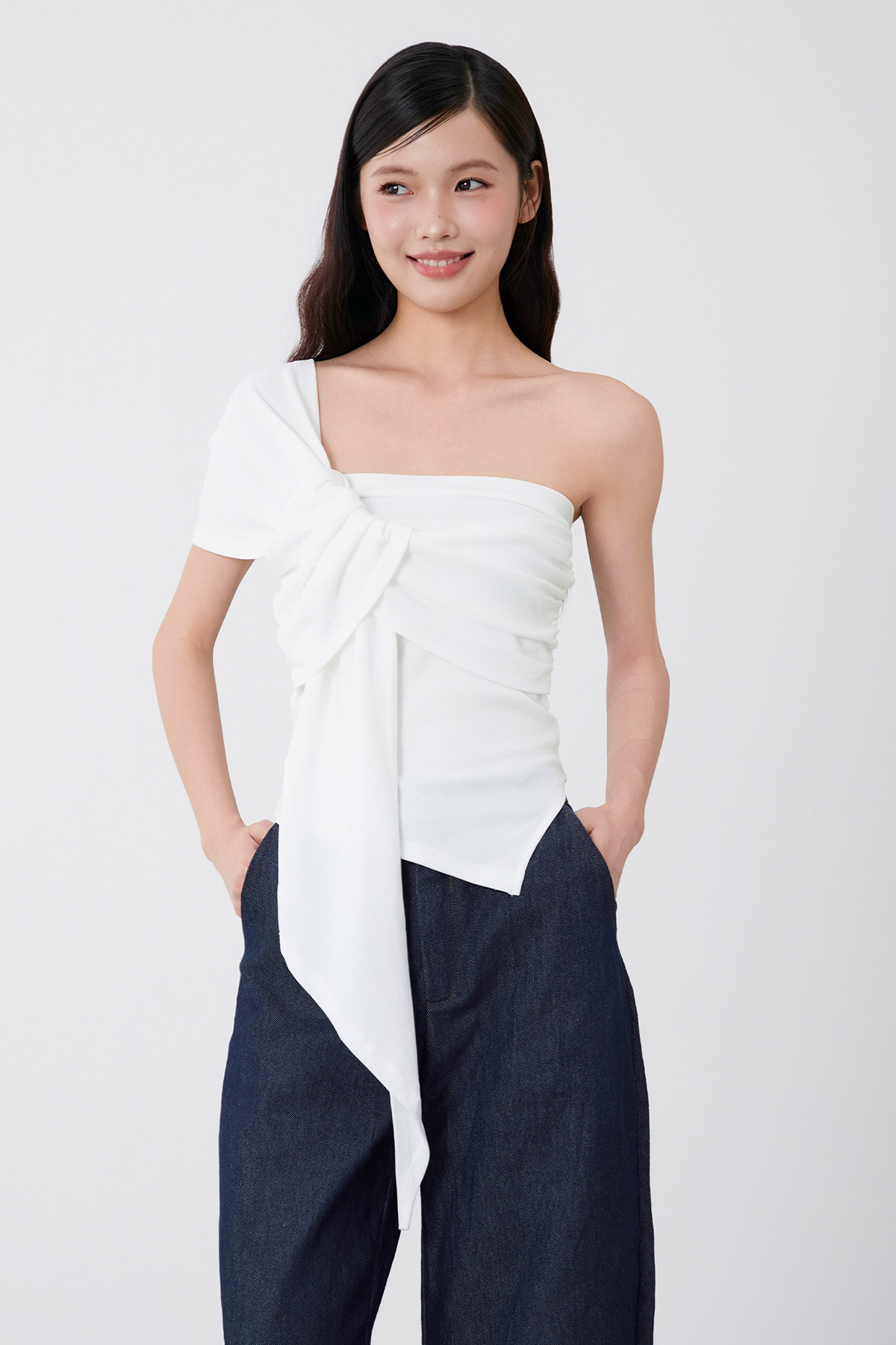 BENNETT TOP - IVORY [BY MODPARADE]