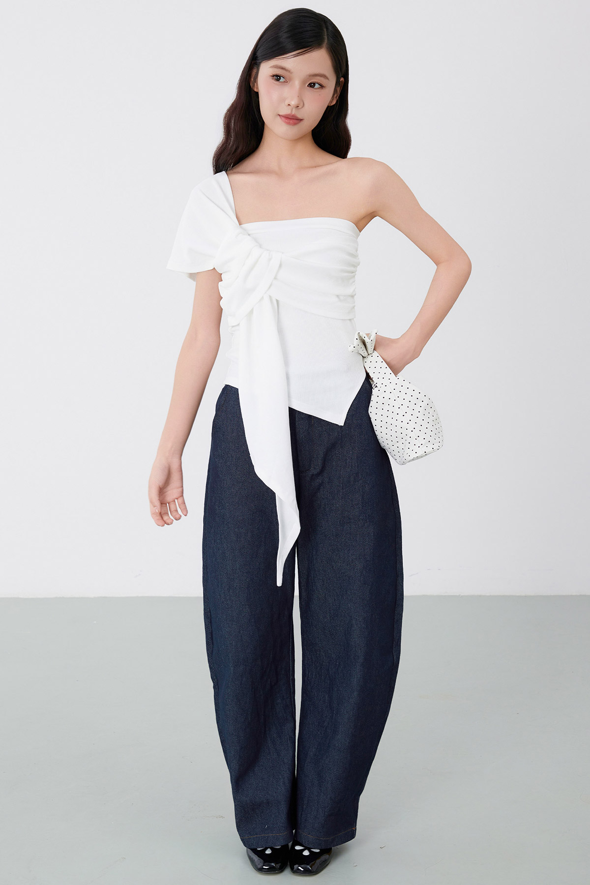 BENNETT TOP - IVORY [BY MODPARADE]