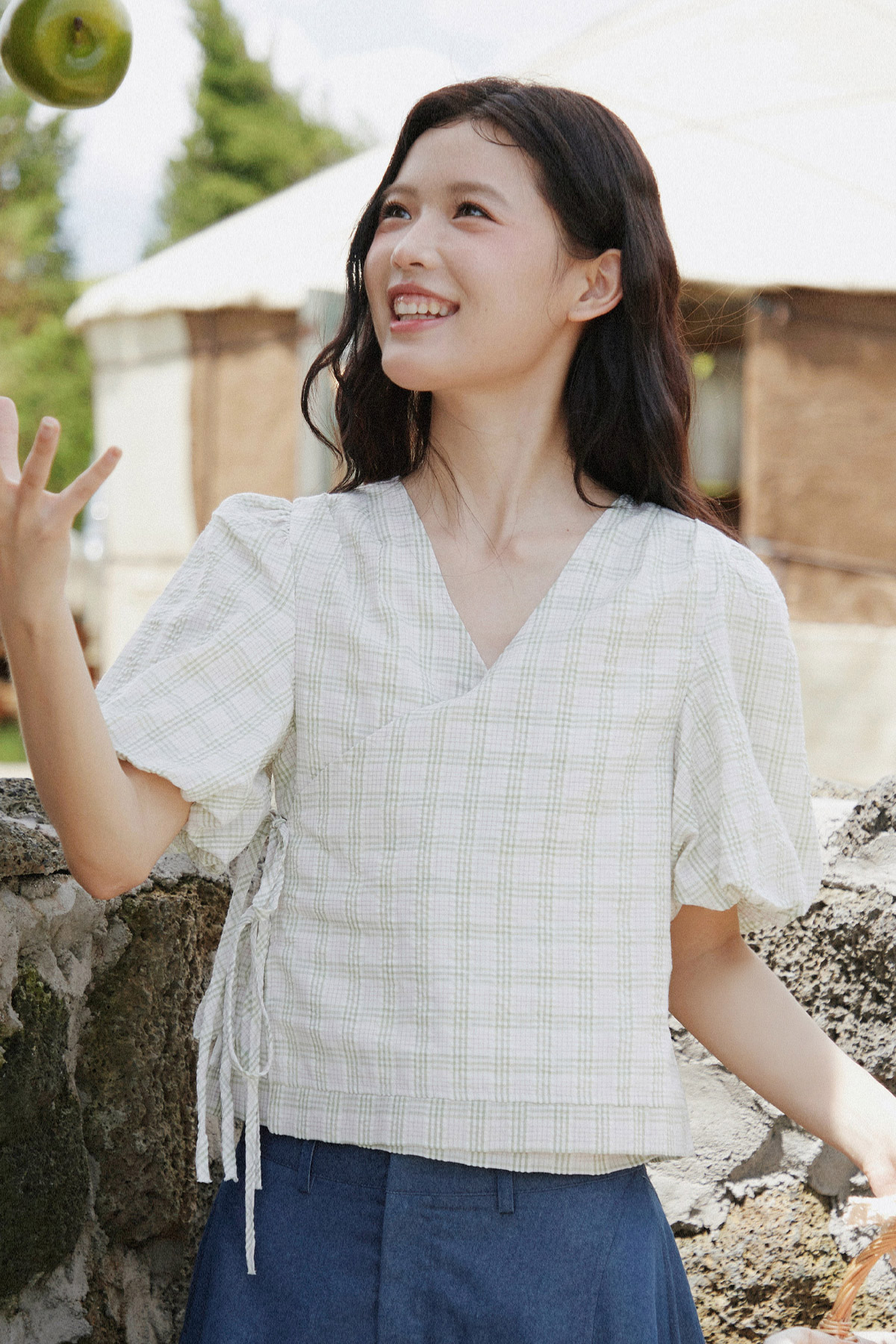 GYO TOP - THYME CHECKS [BY MODPARADE]