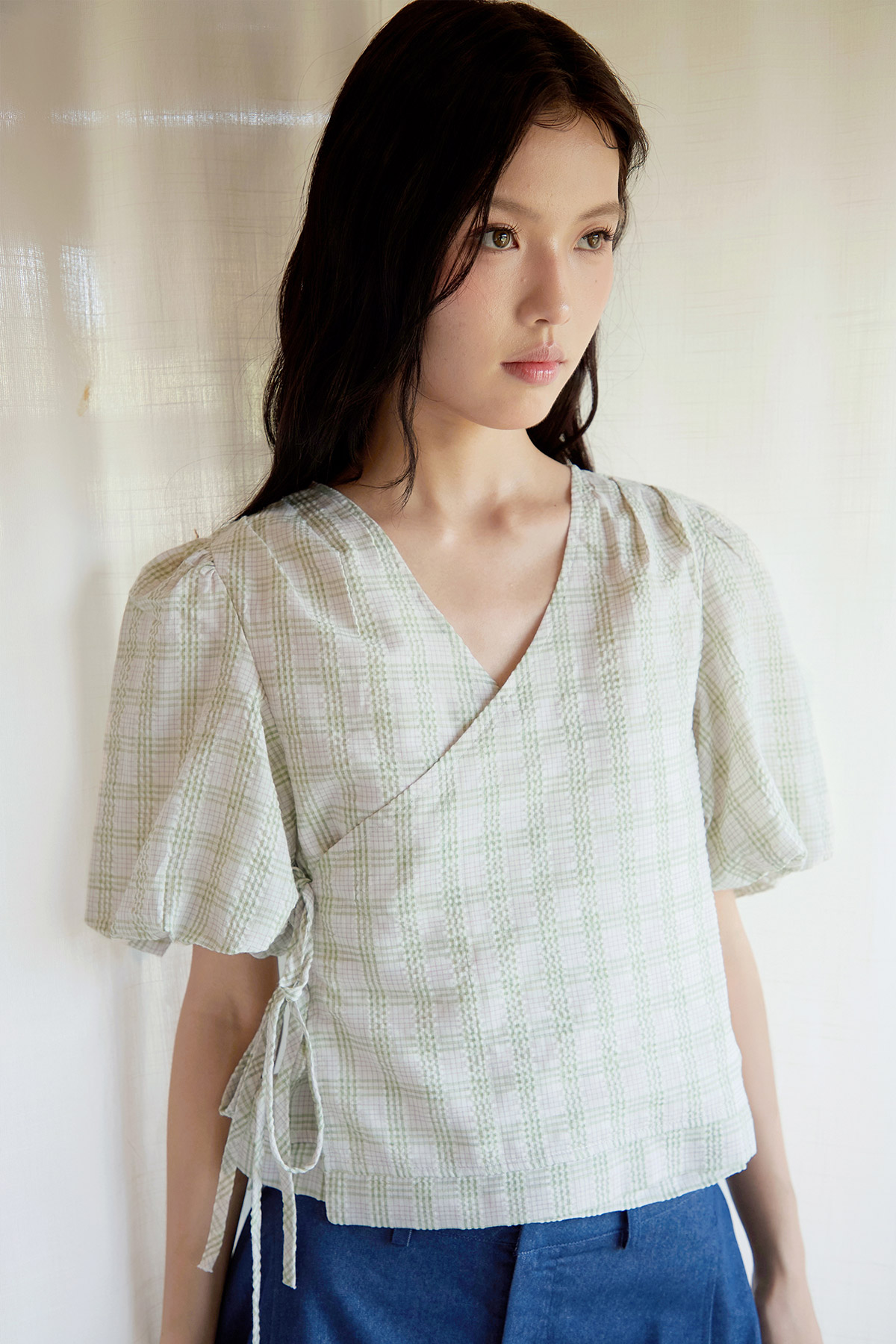 GYO TOP - THYME CHECKS [BY MODPARADE]