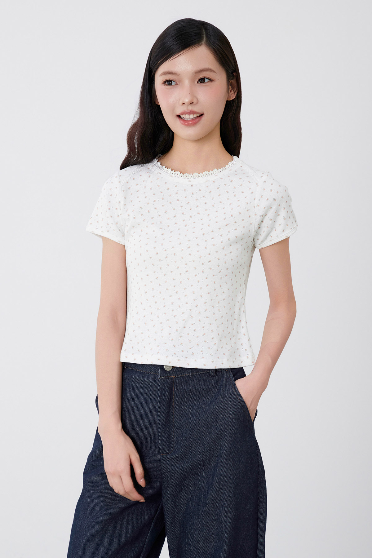 EMELIA BABY TEE - FLEURLETTE [BY MODPARADE]