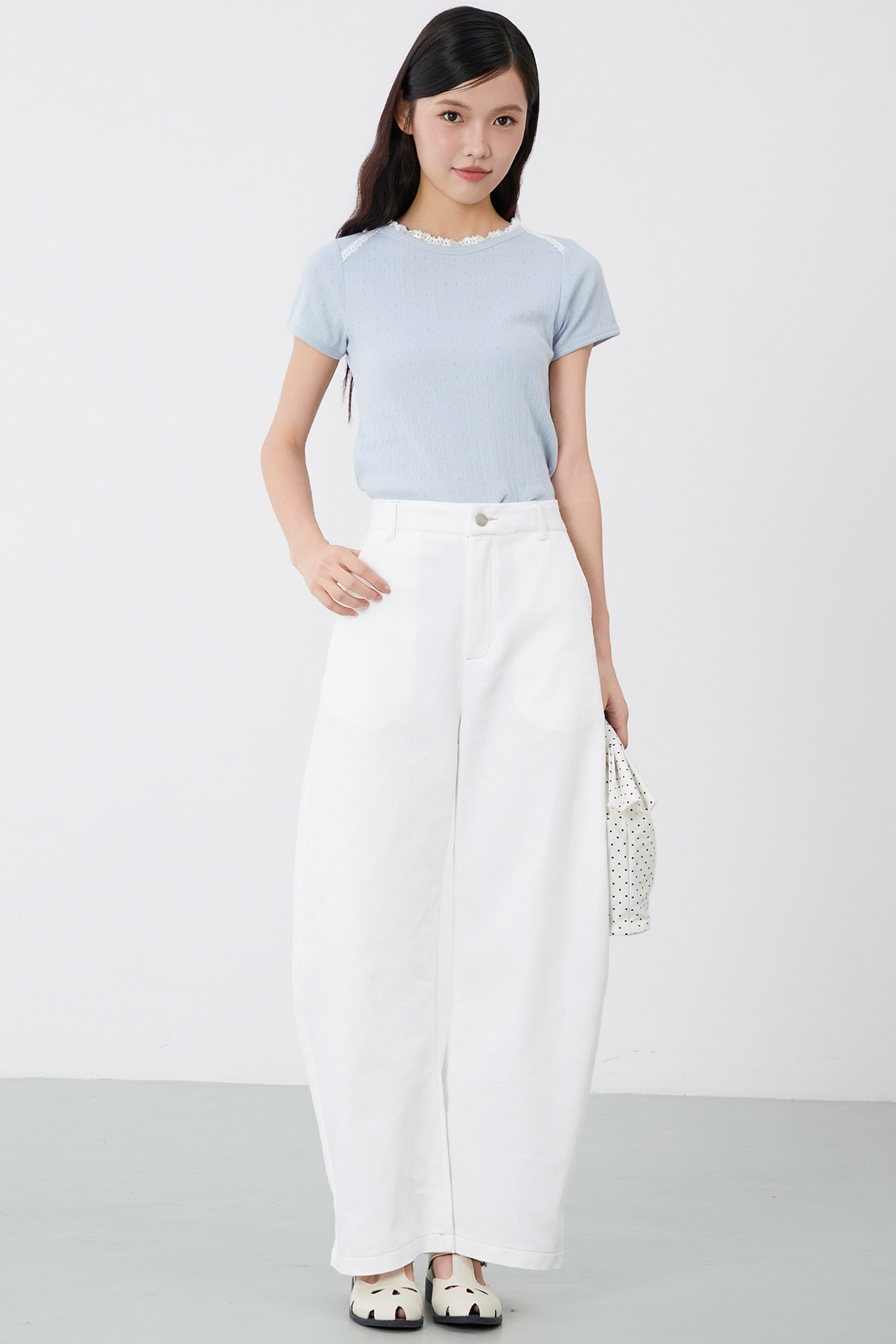 EMELIA BABY TEE - POWDER [BY MODPARADE]