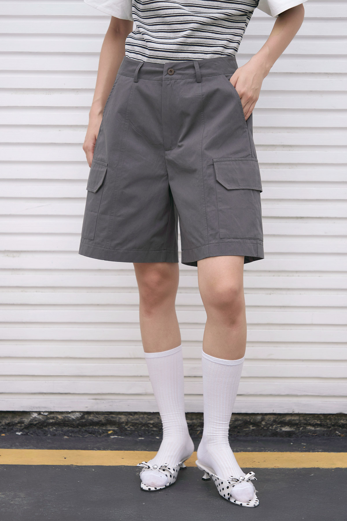 JERRIE JORTS - CHARCOAL [BY MODPARADE]