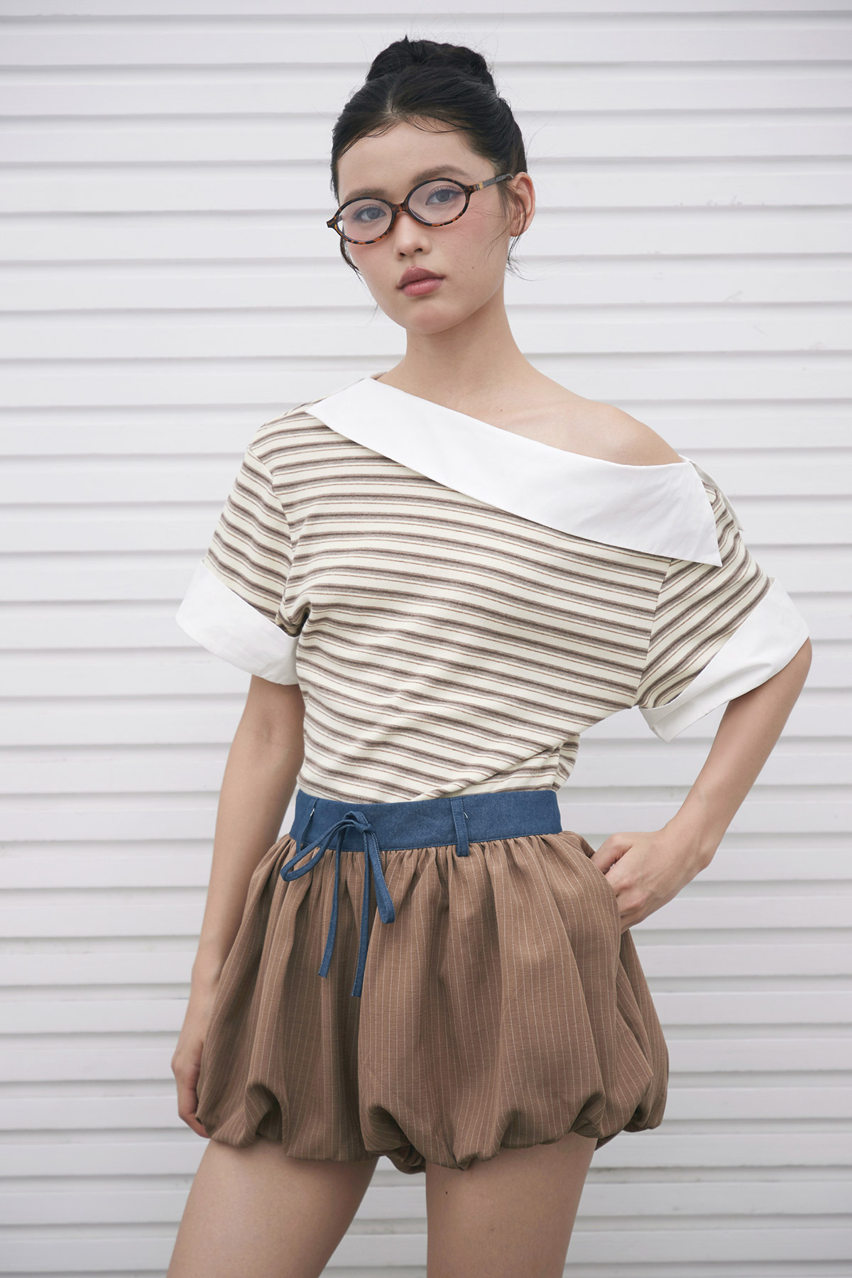 PAULA TOP - TOFFEE [BY MODPARADE]
