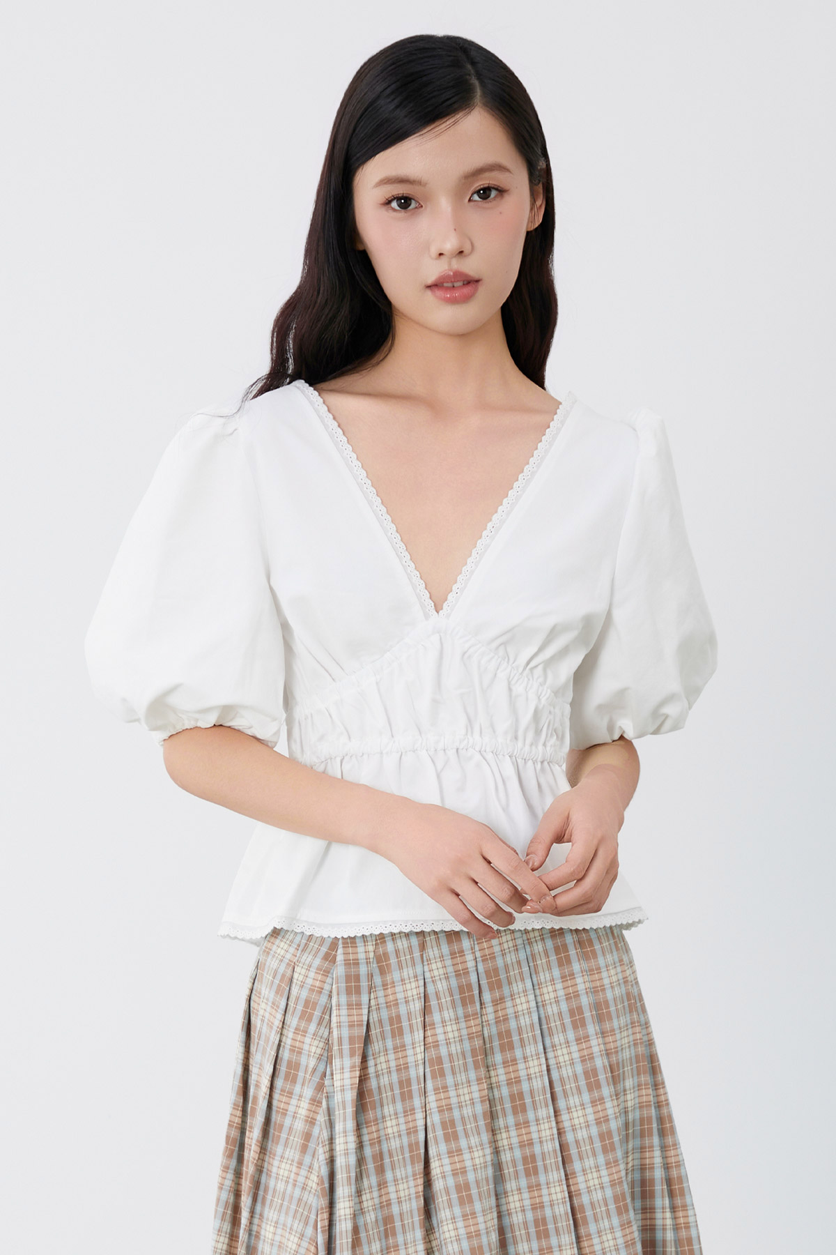 PIPER TOP - IVORY [BY MODPARADE]