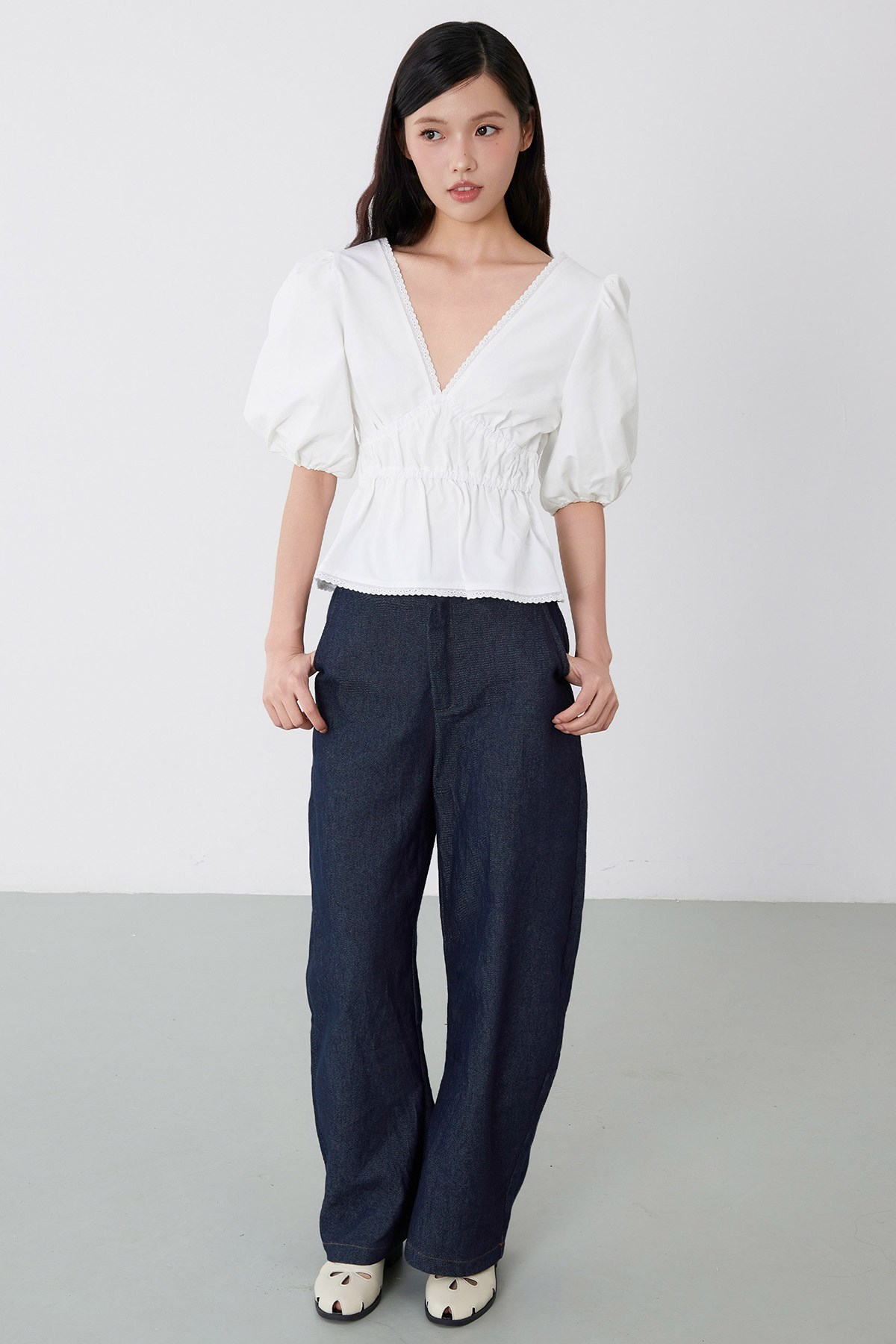 PIPER TOP - IVORY [BY MODPARADE]