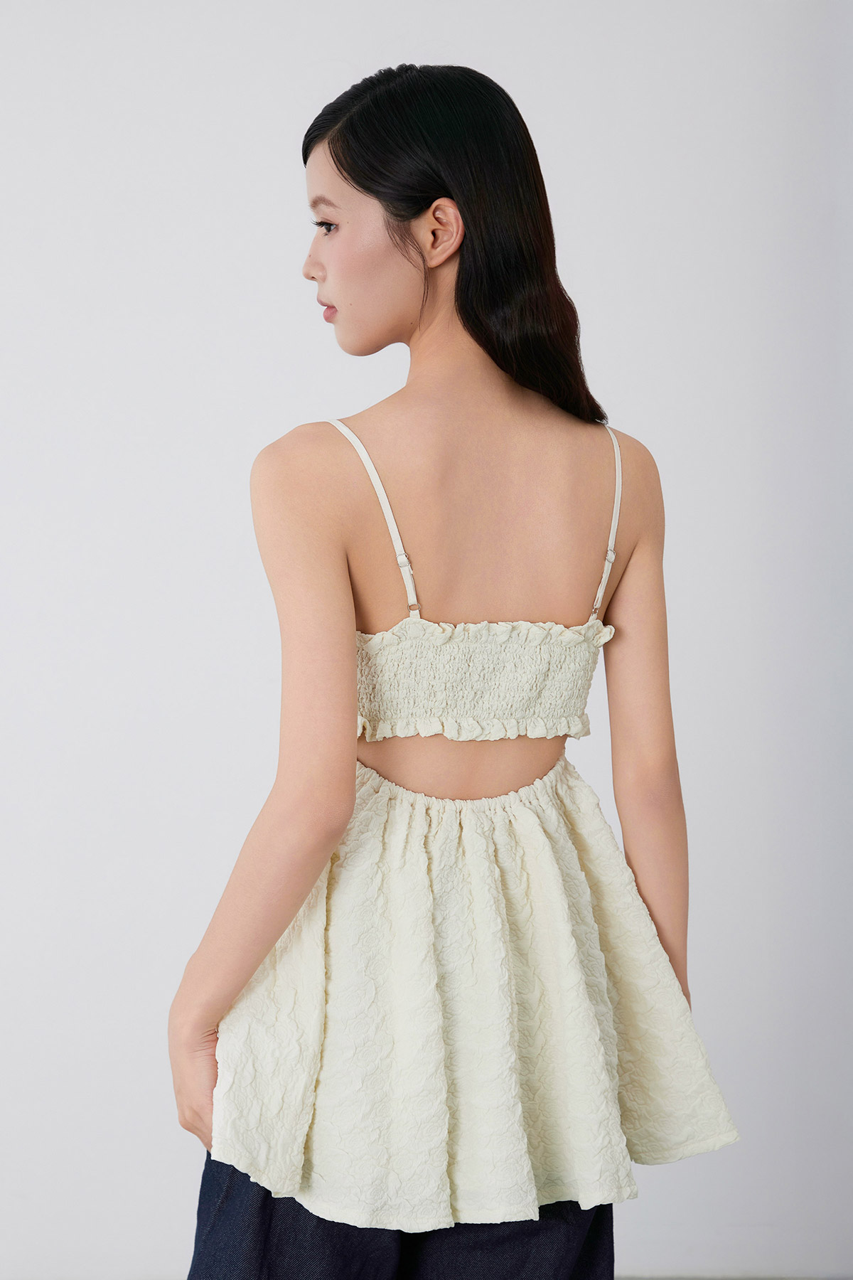 POULIN TOP - VANILLA [BY MODPARADE]