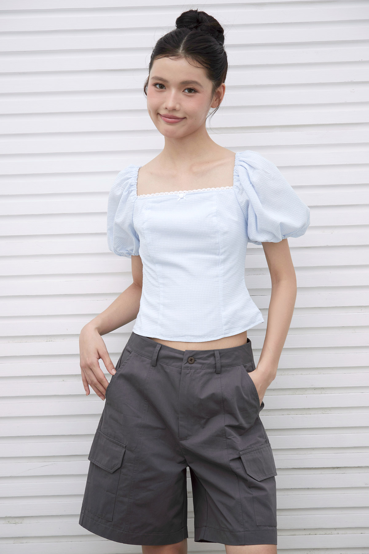 VERONICA TOP - BLUELETTE [BY MODPARADE]